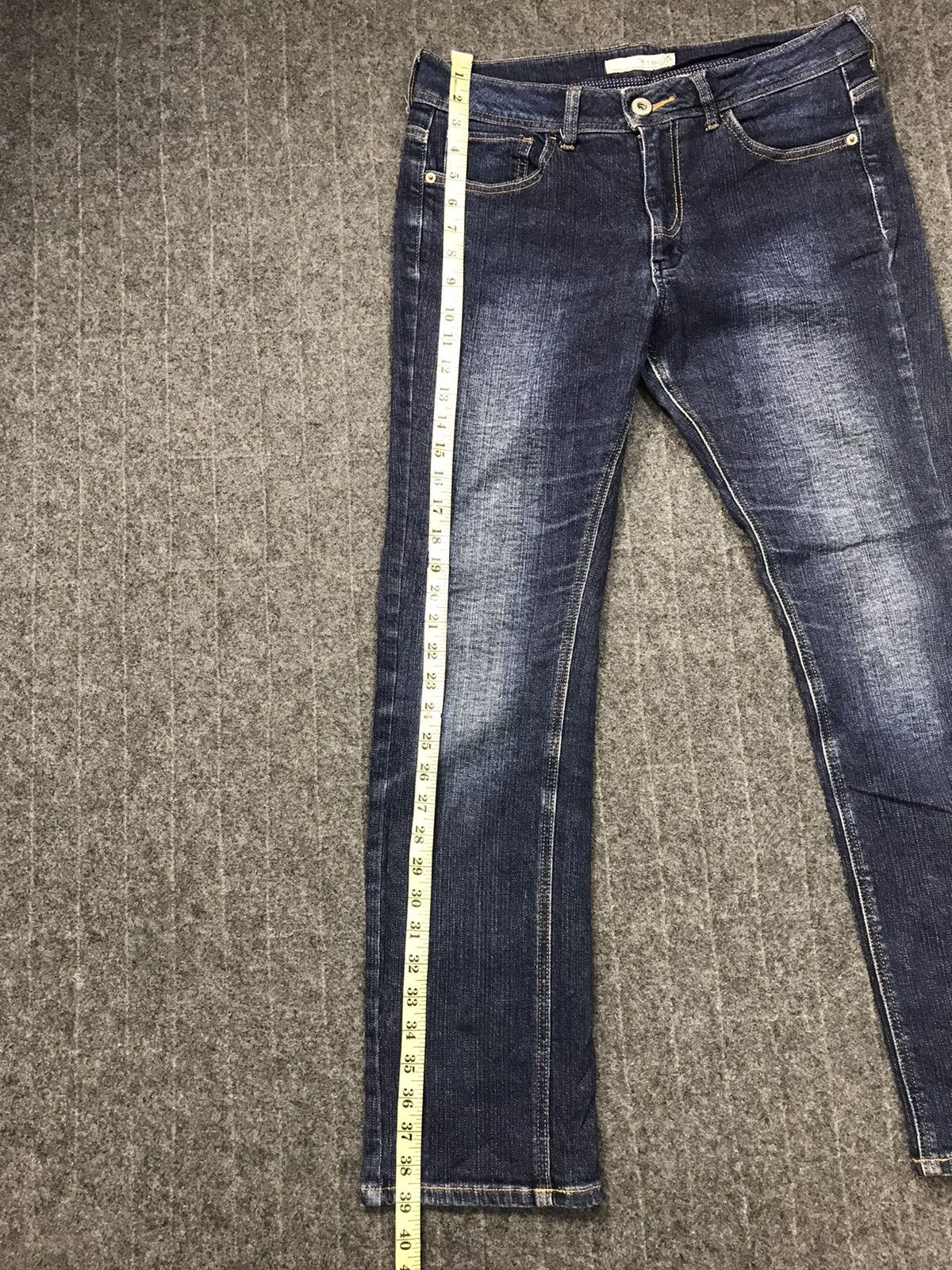 Japanese Brand × Vintage Vintage Relax Japanese Brand Denim Jeans Indigo Skinny Fit Size US 32 / EU 48 - 8 Thumbnail