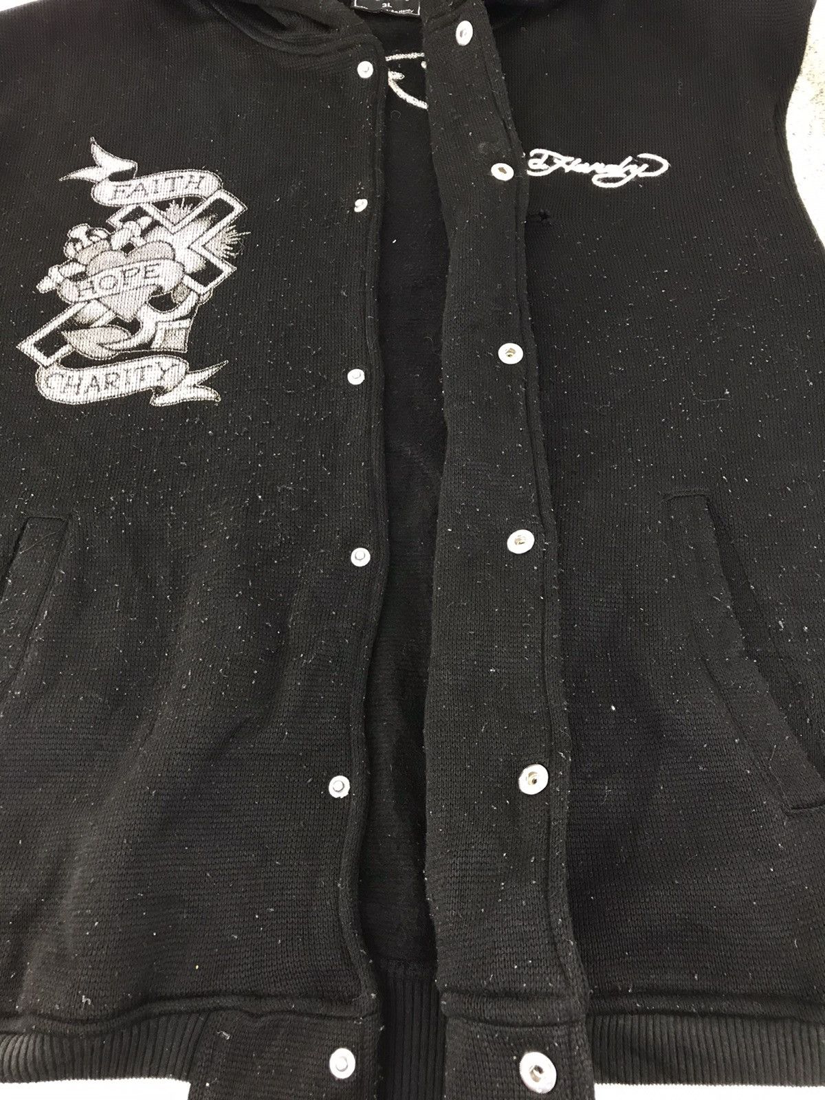 Christian Audigier × Ed Hardy Vintage Don Ed Hardy Design Hoodies Sweatshirt Skull Logo Size US XL / EU 56 / 4 - 4 Thumbnail