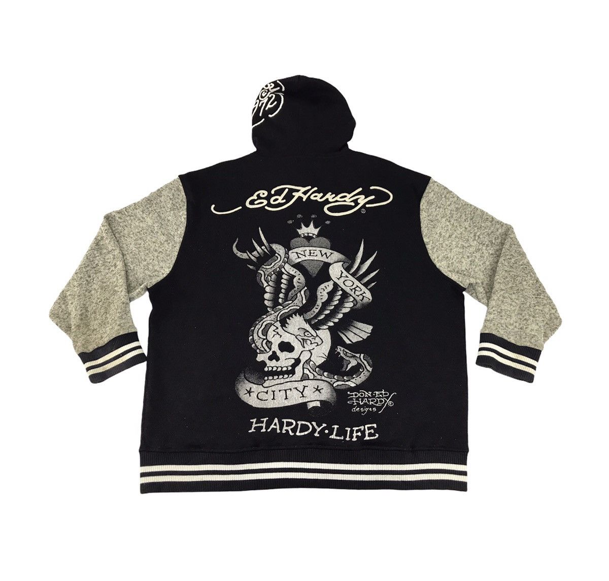 Christian Audigier × Ed Hardy Vintage Don Ed Hardy Design Hoodies Sweatshirt Skull Logo Size US XL / EU 56 / 4 - 1 Thumbnail