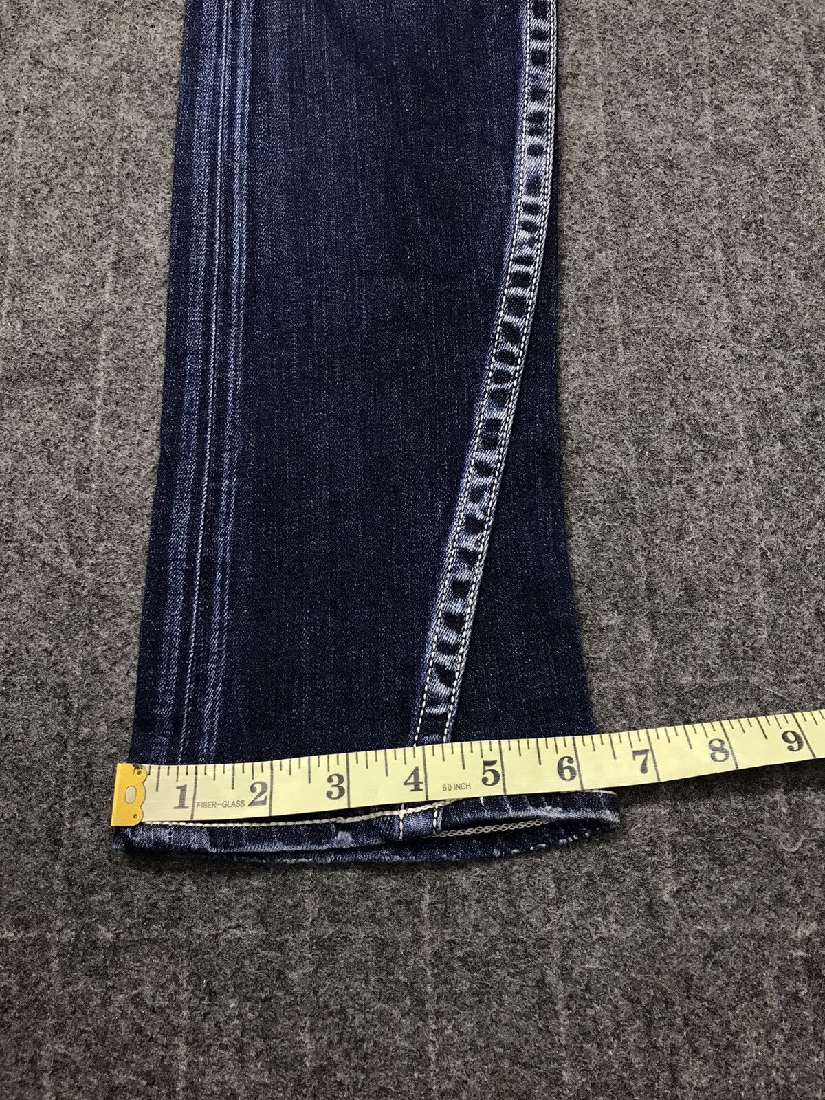 Japanese Brand × Vintage Rodeo Crown Distressed Denim Jeans Indigo Slim Fit Cut Size US 30 / EU 46 - 13 Thumbnail