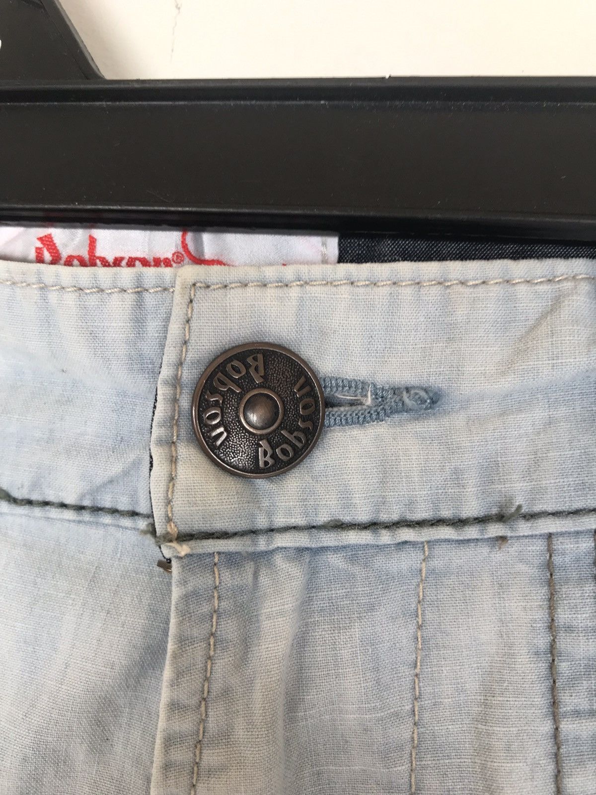 Japanese Brand Vintage Bobson Baker Pants Denim Jeans light wash Size US 31 - 4 Thumbnail
