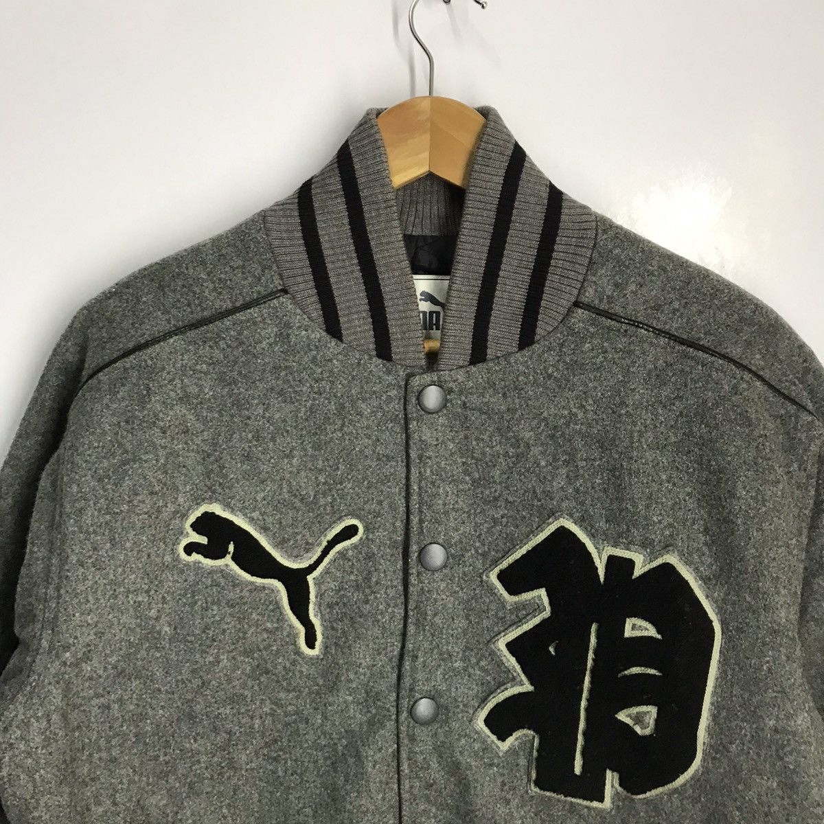 Puma Puma Varsity Jacket Wool Jacket bomber Size US M / EU 48-50 / 2 - 2 Thumbnail