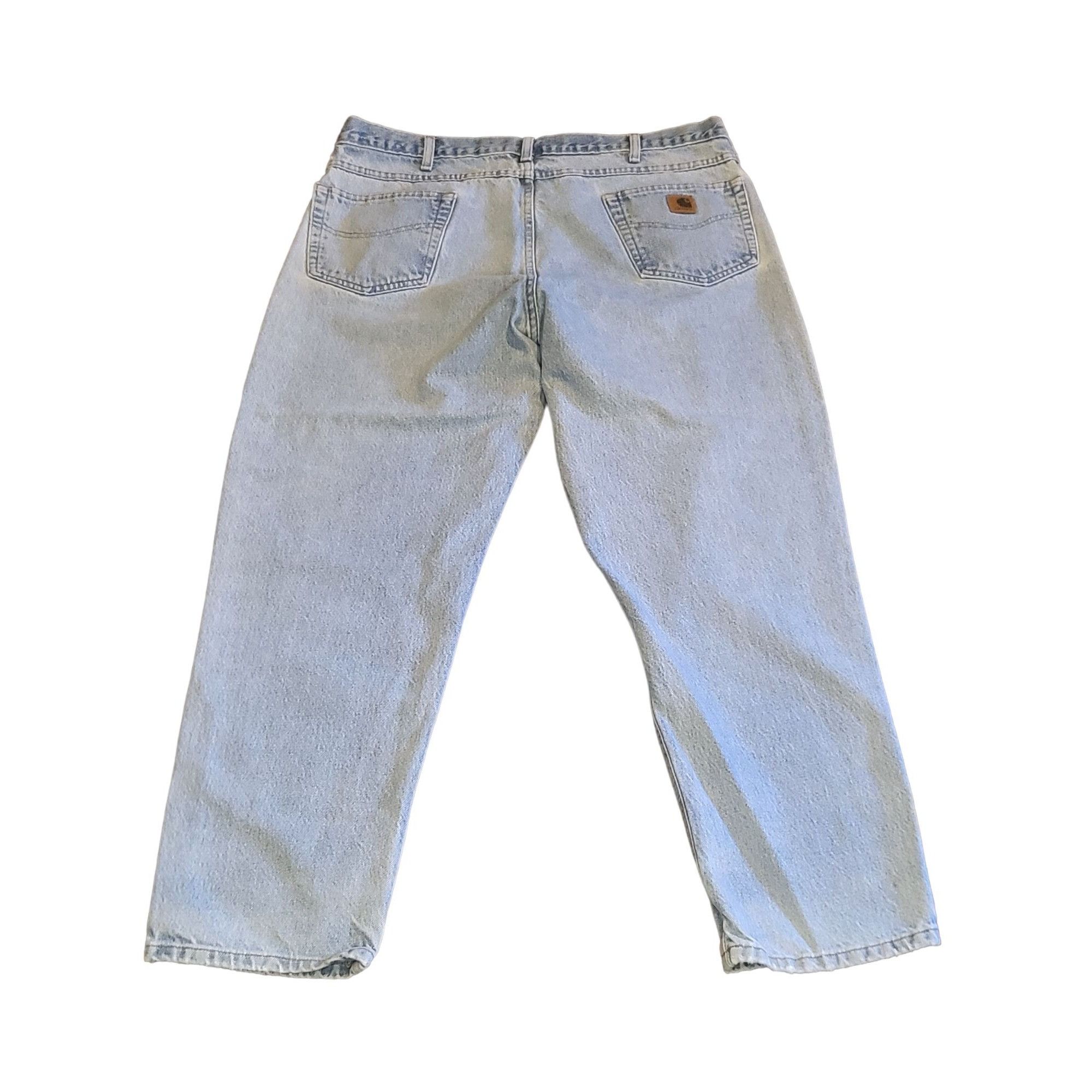 Carhartt Carhartt Blue Denim Relaxed Fit B17 STW Sz 40 X 32 Jeans Men ...