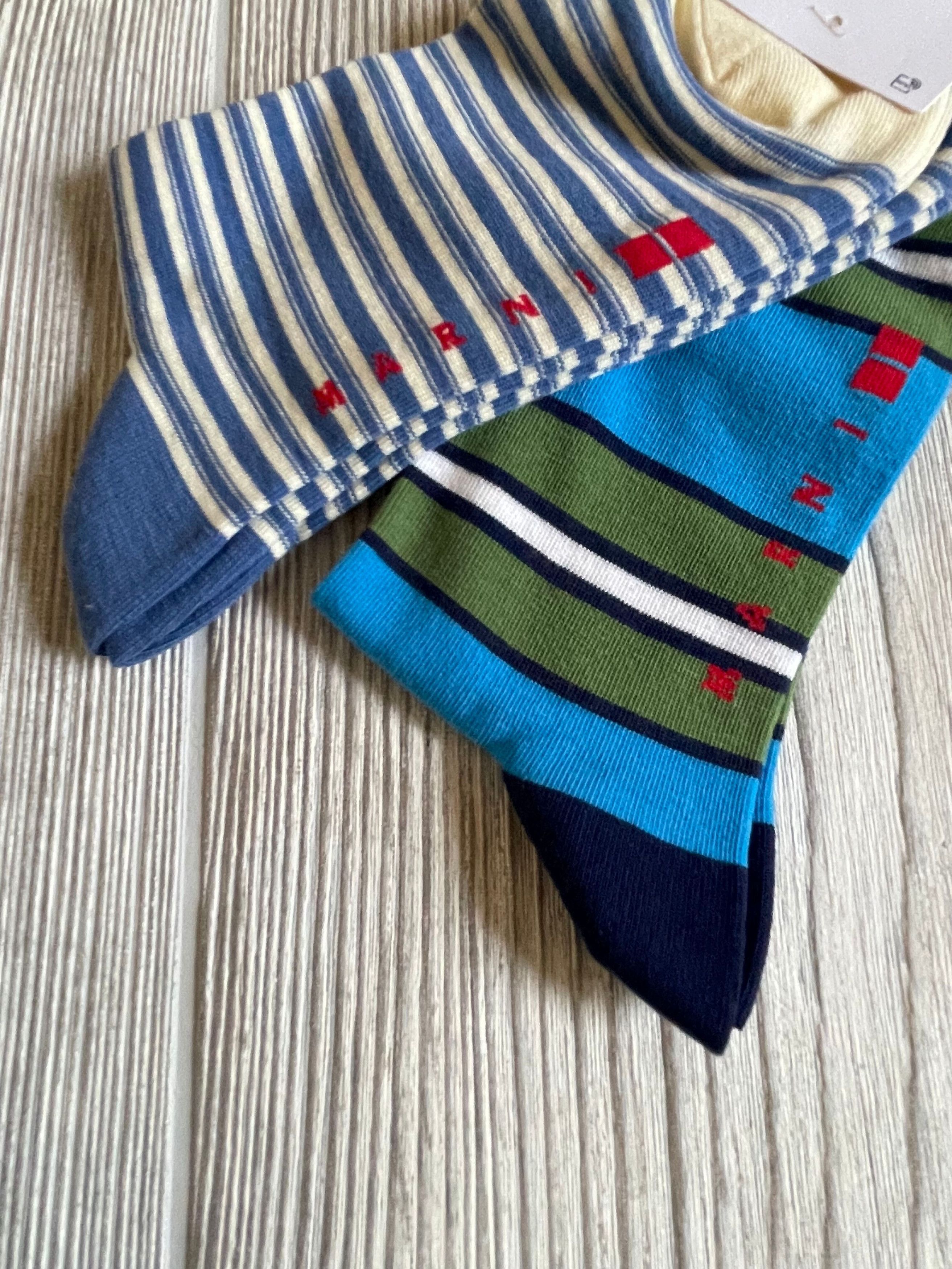 Marni × Uniqlo Striped Socks 2P Size ONE SIZE - 2 Thumbnail