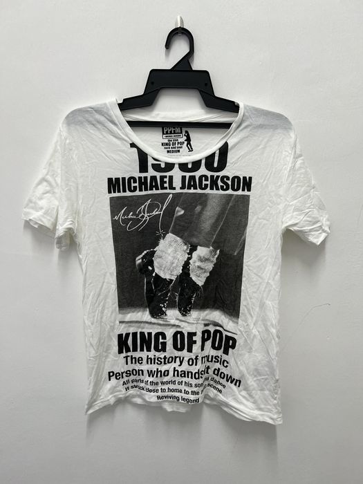 割引卸売 PPFM Michael Jackson king of pop tee - トップス