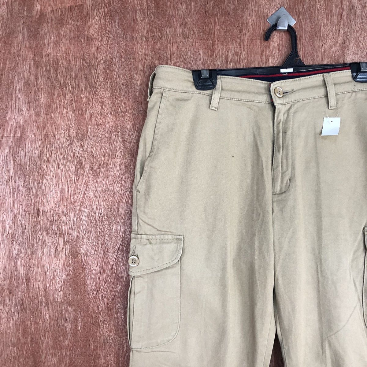 Japanese Brand D Wrangler Brown Multipocket Cargo Pants #2115 Size US 31 - 6 Thumbnail