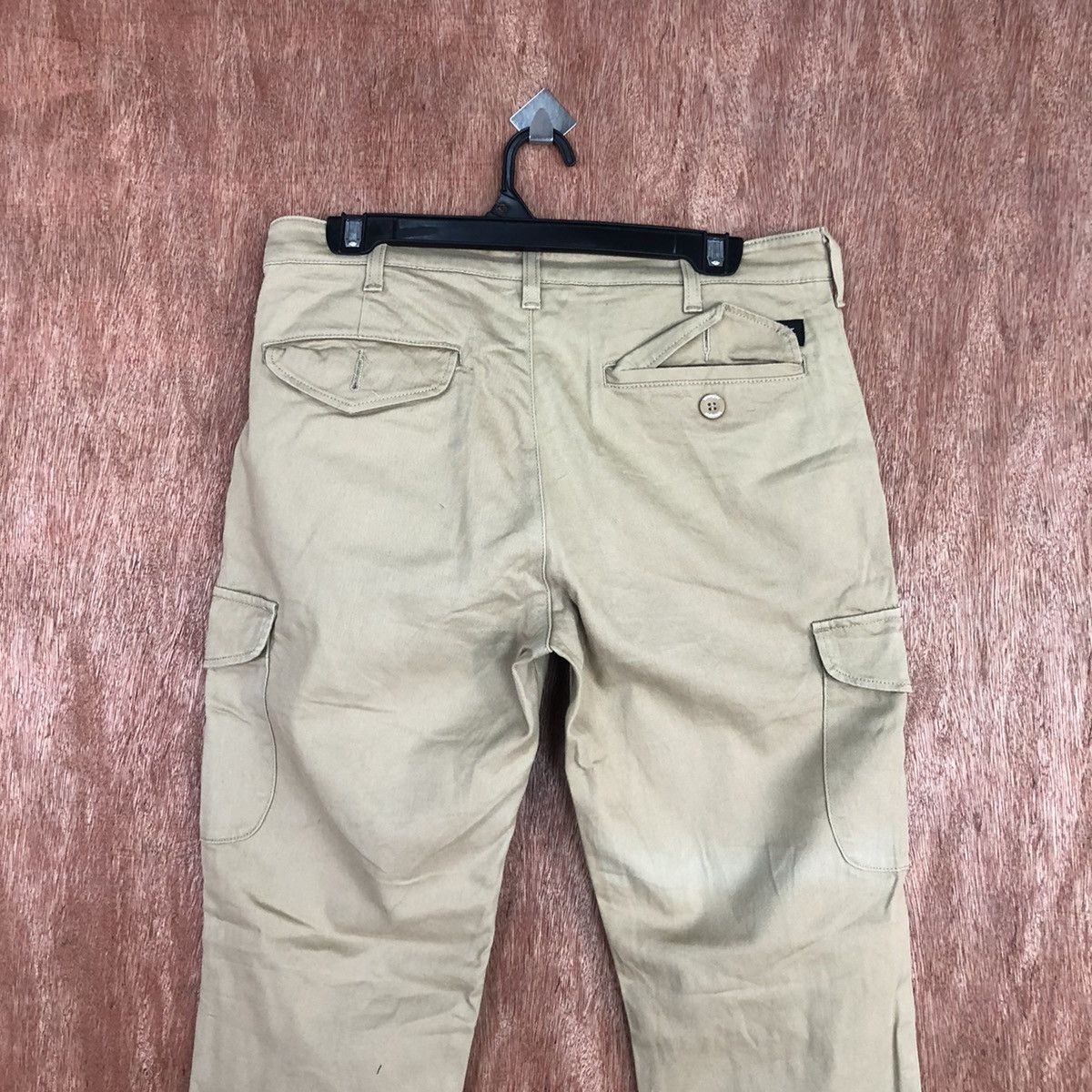 Japanese Brand D Wrangler Brown Multipocket Cargo Pants #2115 Size US 31 - 11 Thumbnail