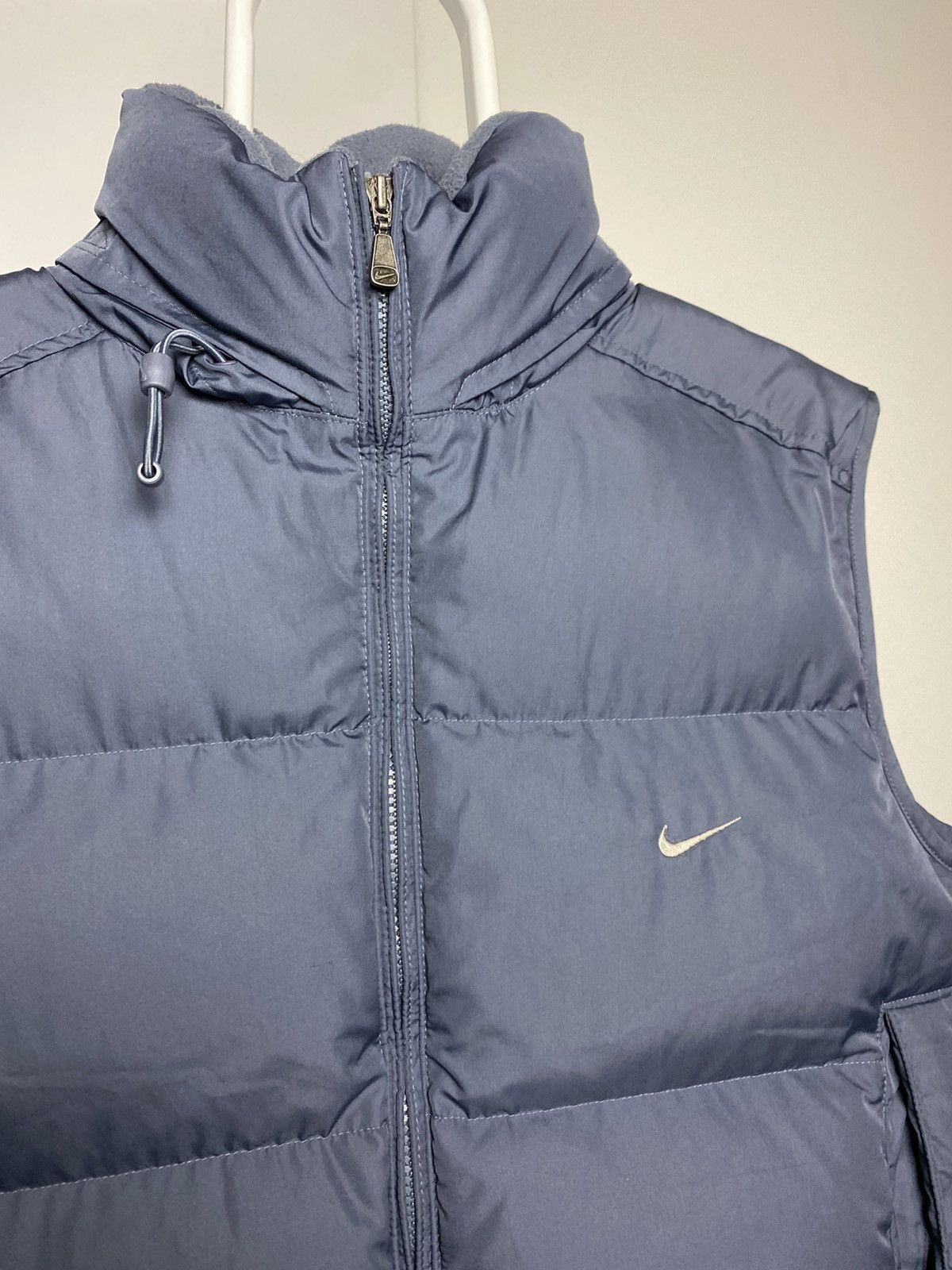 Nike × Vintage Nike vintage dark grey puffer vest small swoosh 2000s Size US M / EU 48-50 / 2 - 2 Thumbnail