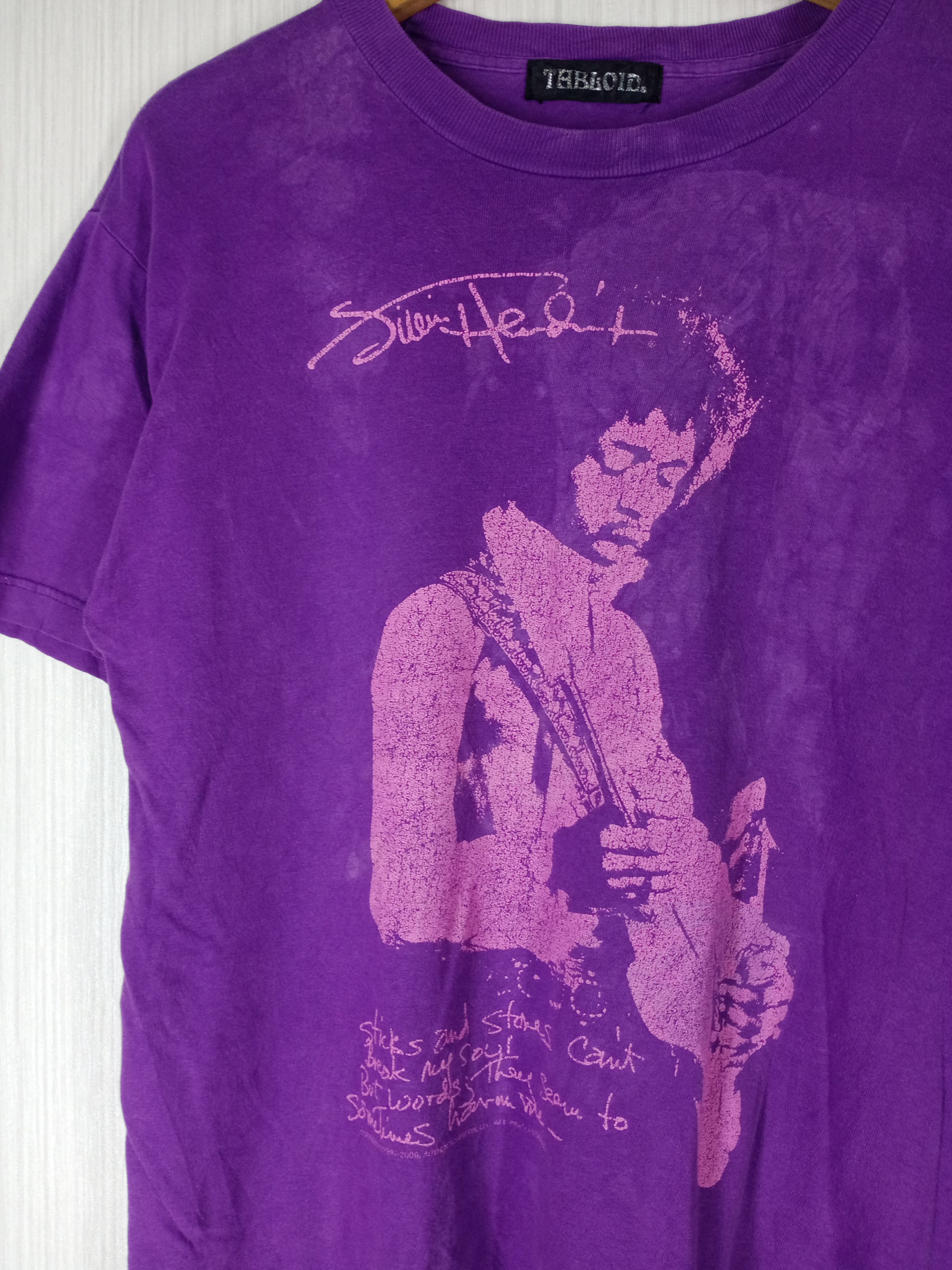 Jimi Hendrix Rare Vintage Jimi Hendrix Distressed Tshirt Size US M / EU 48-50 / 2 - 5 Thumbnail
