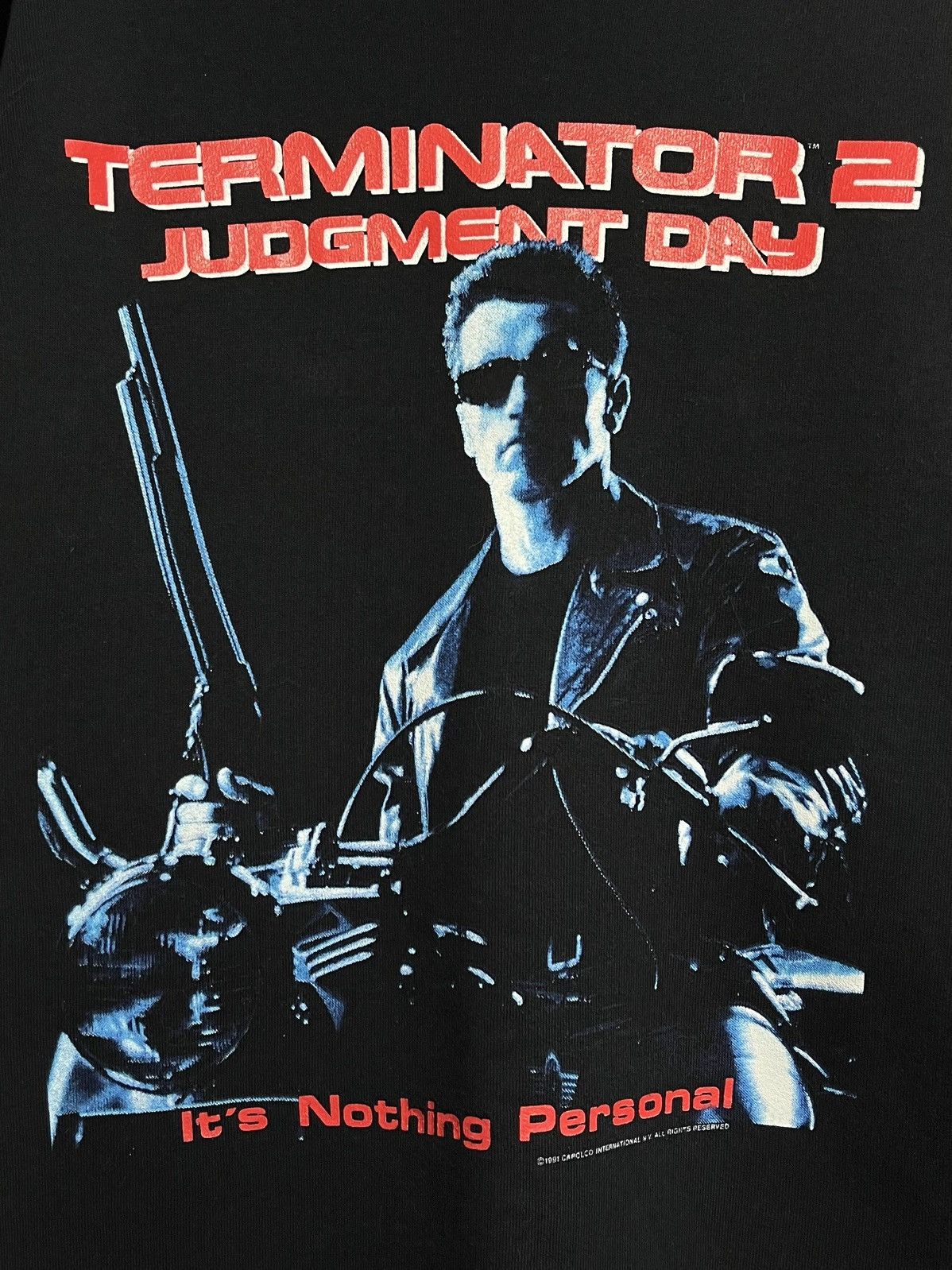 The Game × Vintage Terminator II 1991 Vintage RARE License Movie Promo Print Size US XL / EU 56 / 4 - 5 Thumbnail