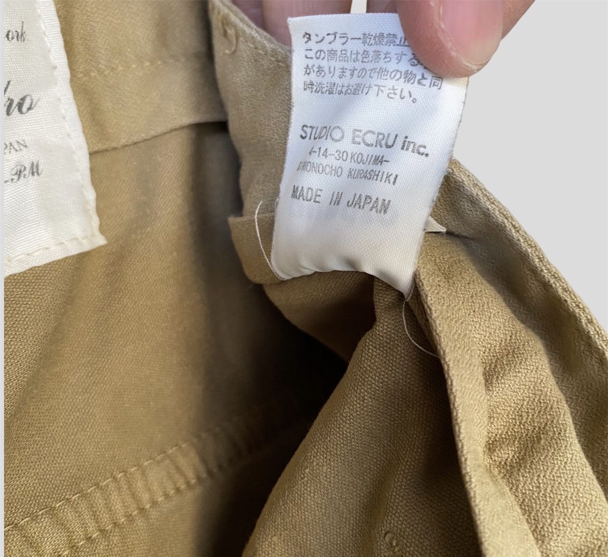 Japanese Brand × Vintage Vintage Kojima Simonocho Kurashiki Distressed Cargo Pants Size US 34 / EU 50 - 10 Thumbnail