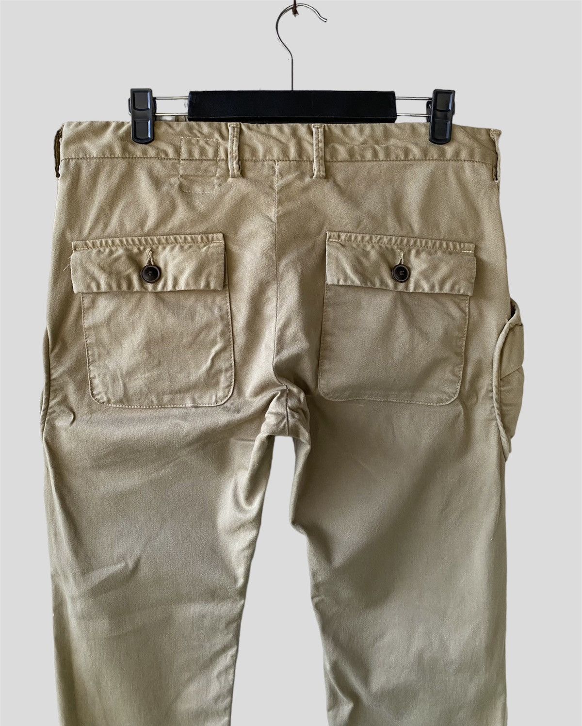 Japanese Brand × Vintage Vintage Kojima Simonocho Kurashiki Distressed Cargo Pants Size US 34 / EU 50 - 8 Thumbnail