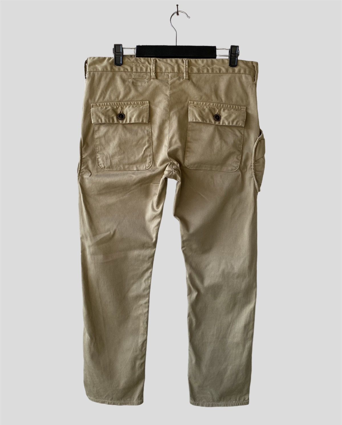 Japanese Brand × Vintage Vintage Kojima Simonocho Kurashiki Distressed Cargo Pants Size US 34 / EU 50 - 2 Thumbnail