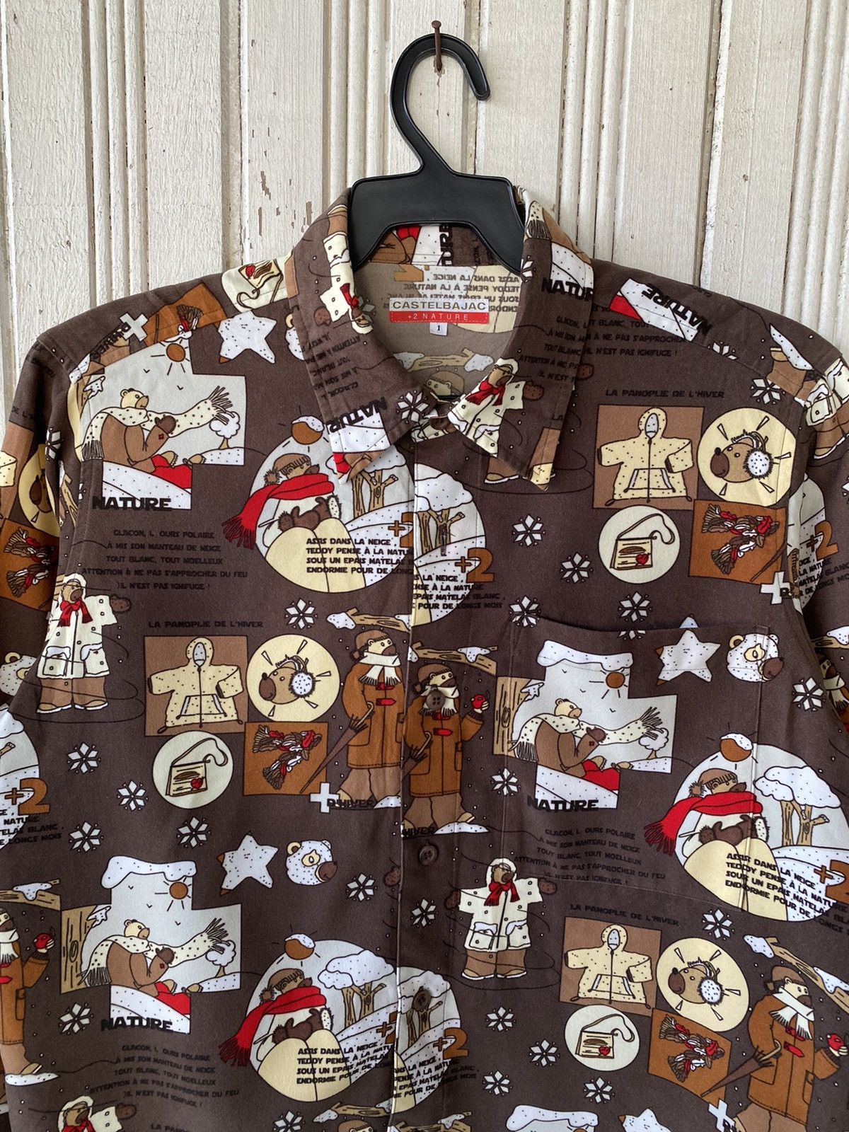 Jean Charles De Castelbajac Vintage Castelbajac Over Print Butoon Up Size US L / EU 52-54 / 3 - 3 Thumbnail