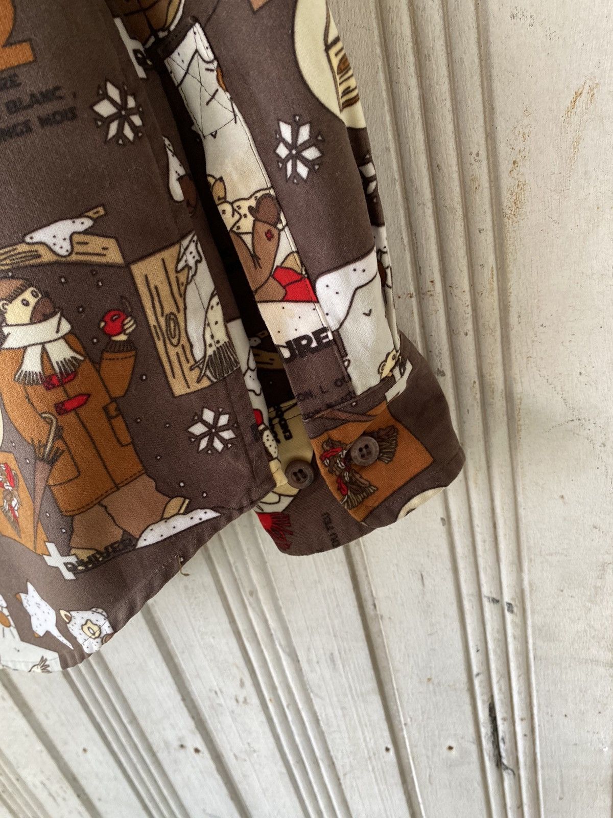 Jean Charles De Castelbajac Vintage Castelbajac Over Print Butoon Up Size US L / EU 52-54 / 3 - 5 Thumbnail