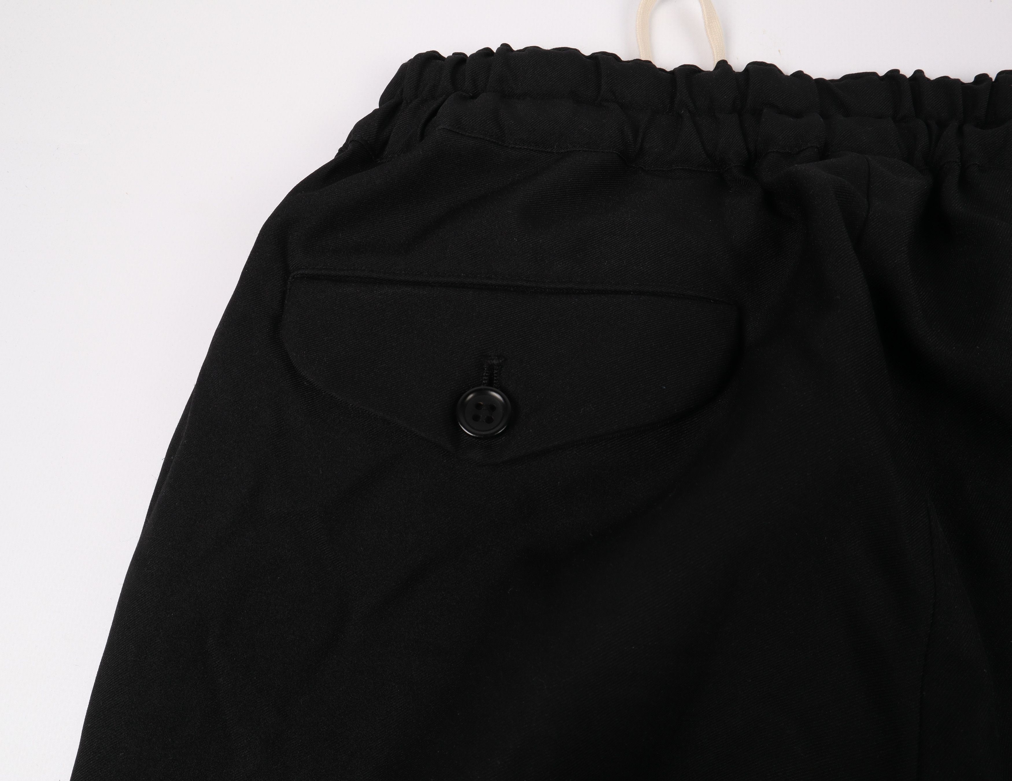 Comme des Garcons Comme des Garcons Black Straight Trousers Pants Size US 30 / EU 46 - 8 Thumbnail