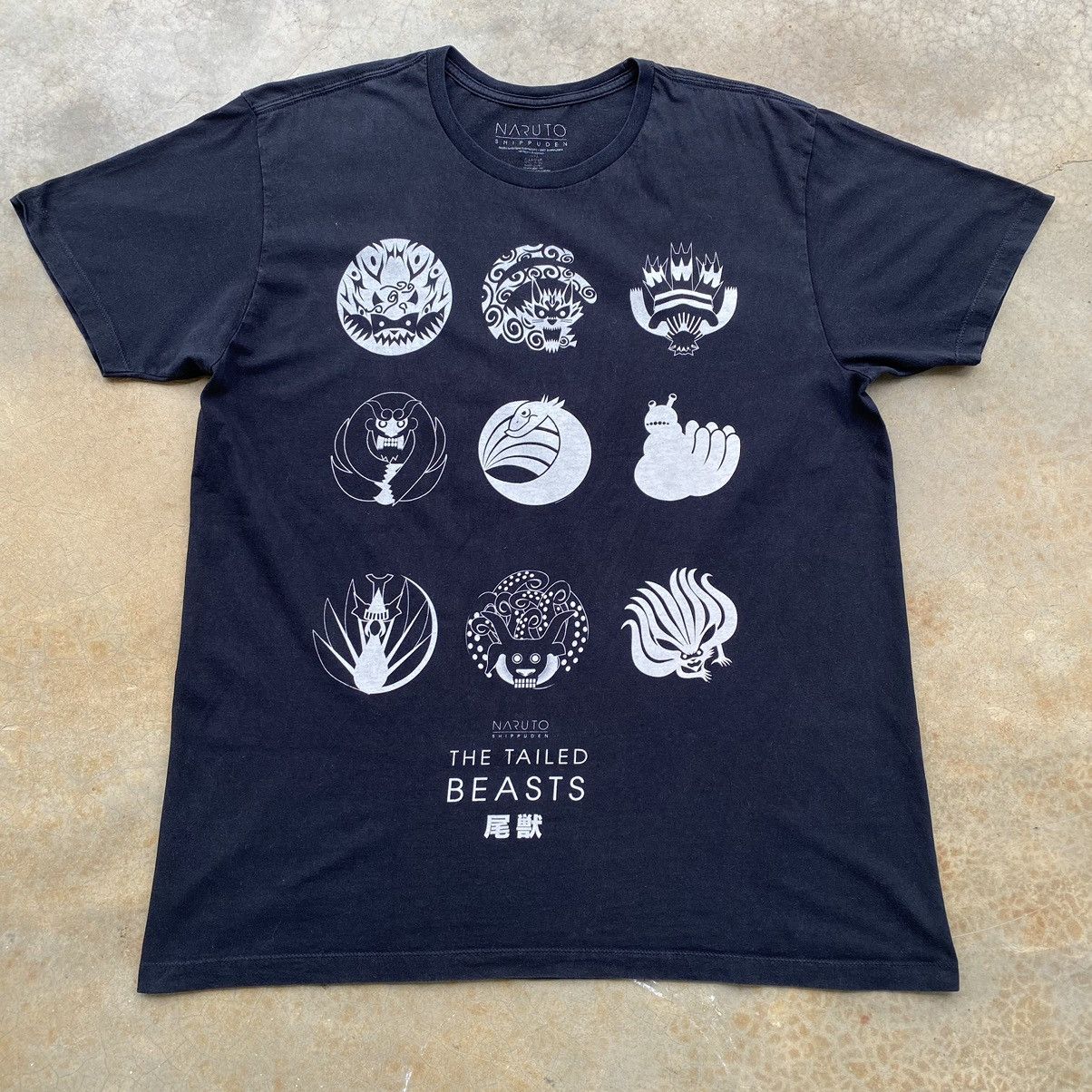 Anime × Japanese Brand Vintage Anime Naruto The Tailed Beasts T-shirt Size US XL / EU 56 / 4 - 1 Thumbnail