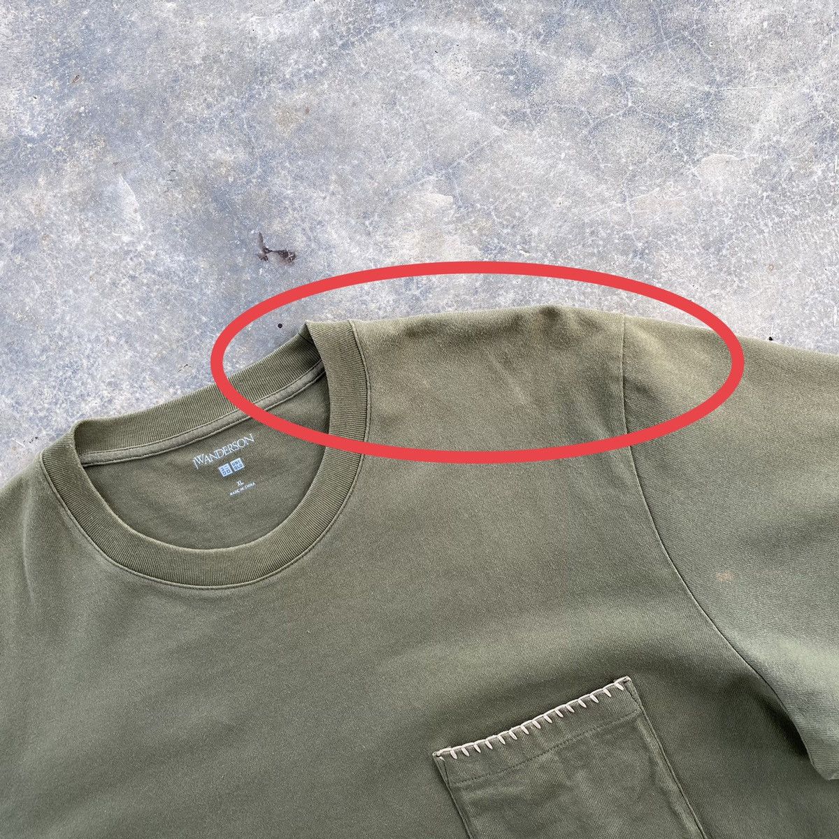 JW Anderson × Japanese Brand J.w.anderson Uniqlo Pocket Distressed Tees Size US XL / EU 56 / 4 - 8 Thumbnail