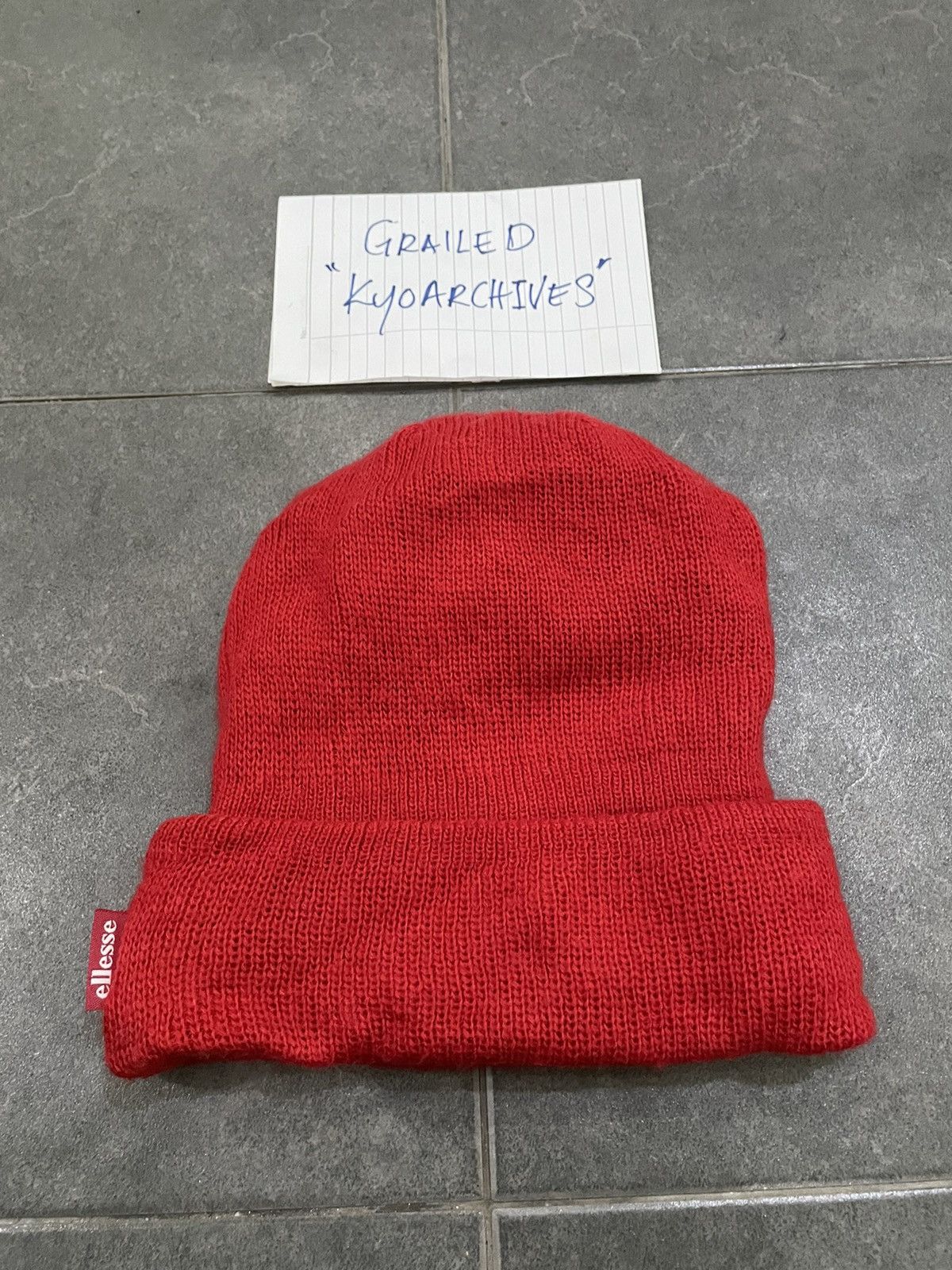 Ellesse ELLESSE RED BEANIE Size ONE SIZE - 4 Thumbnail