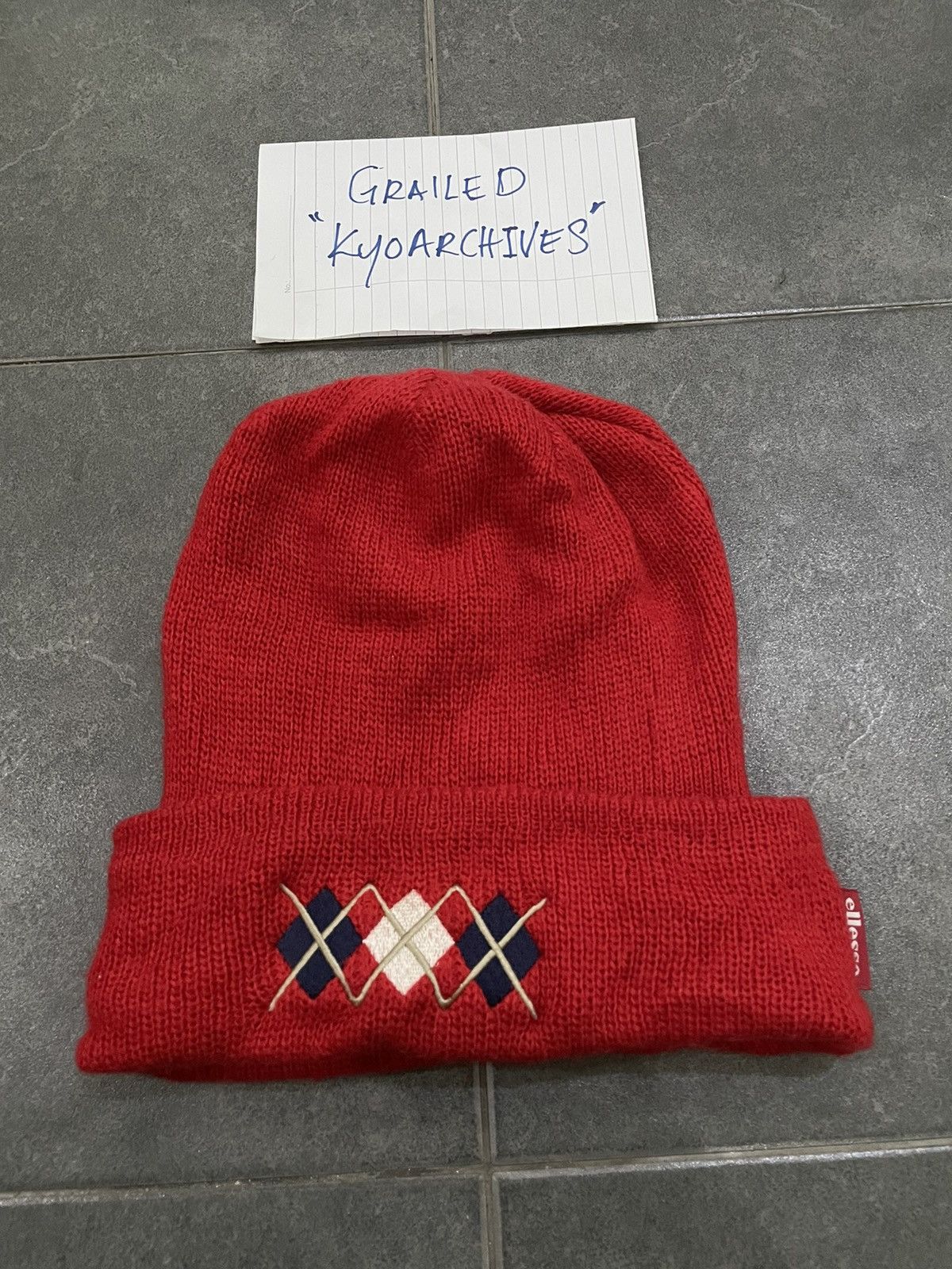 Ellesse ELLESSE RED BEANIE Size ONE SIZE - 1 Thumbnail