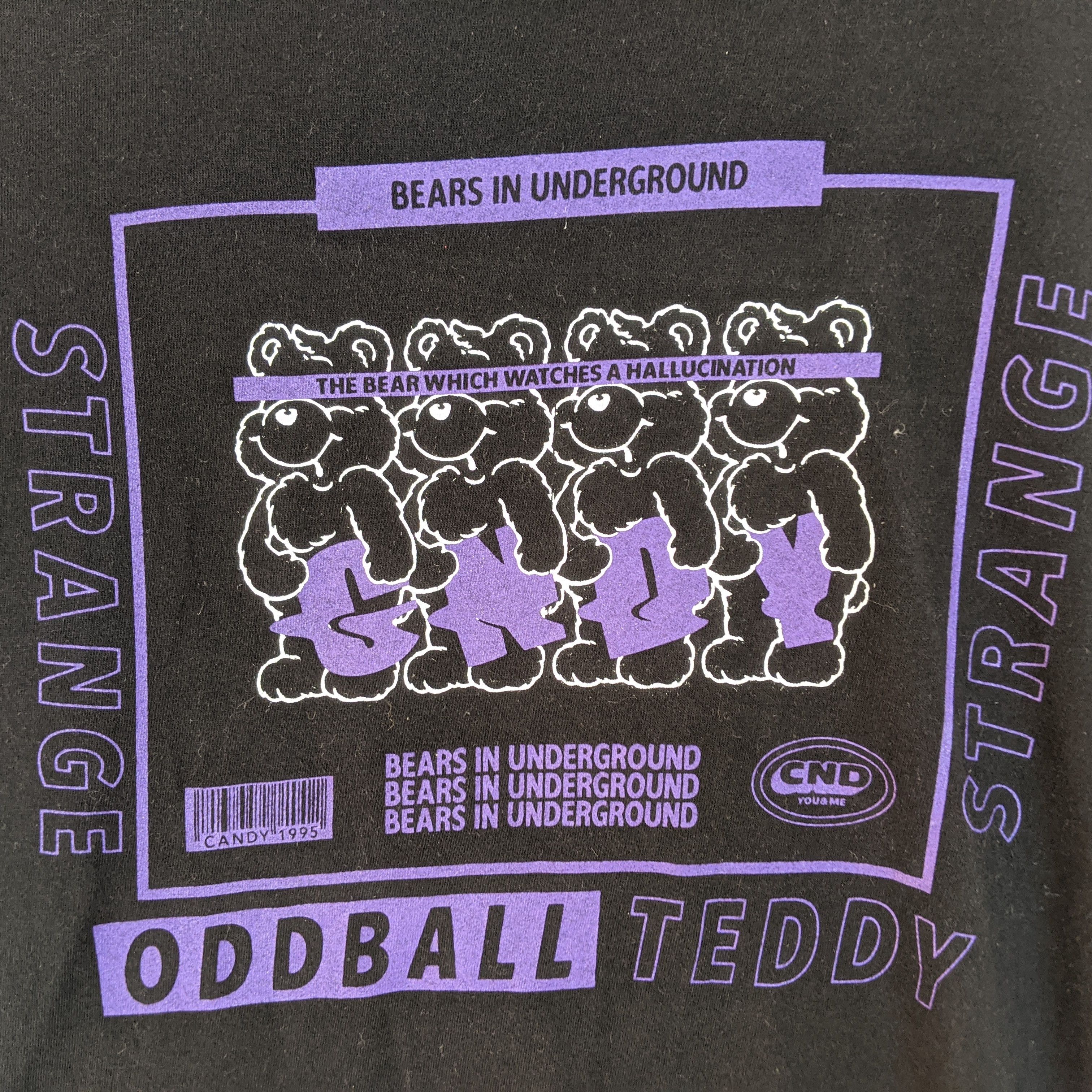 Japanese Brand BEARS UNDERGROUND T-Shirt Size US M / EU 48-50 / 2 - 5 Thumbnail