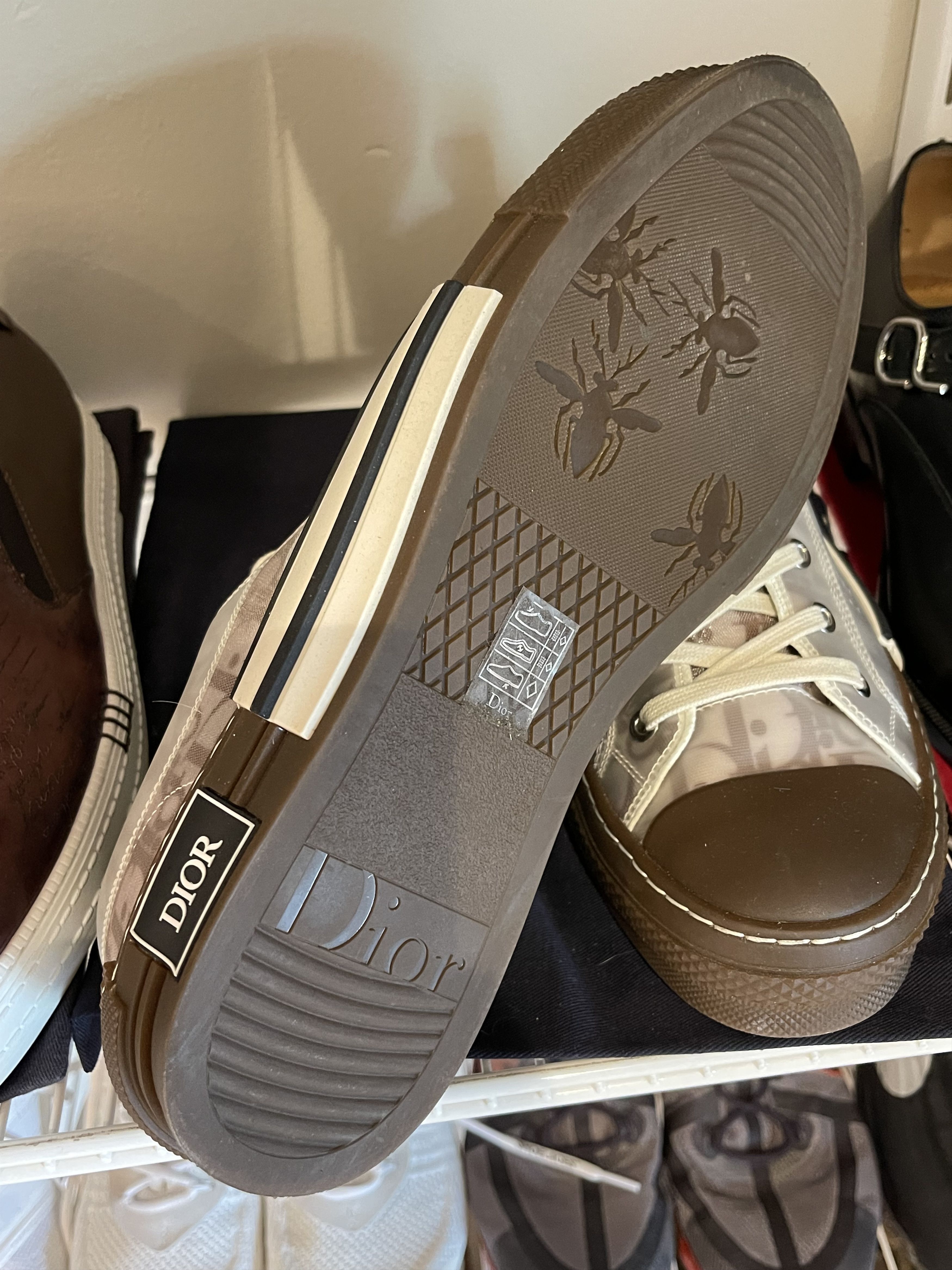 Christian Dior Monsieur B23 low top brown Size US 11 / EU 44 - 2 Thumbnail