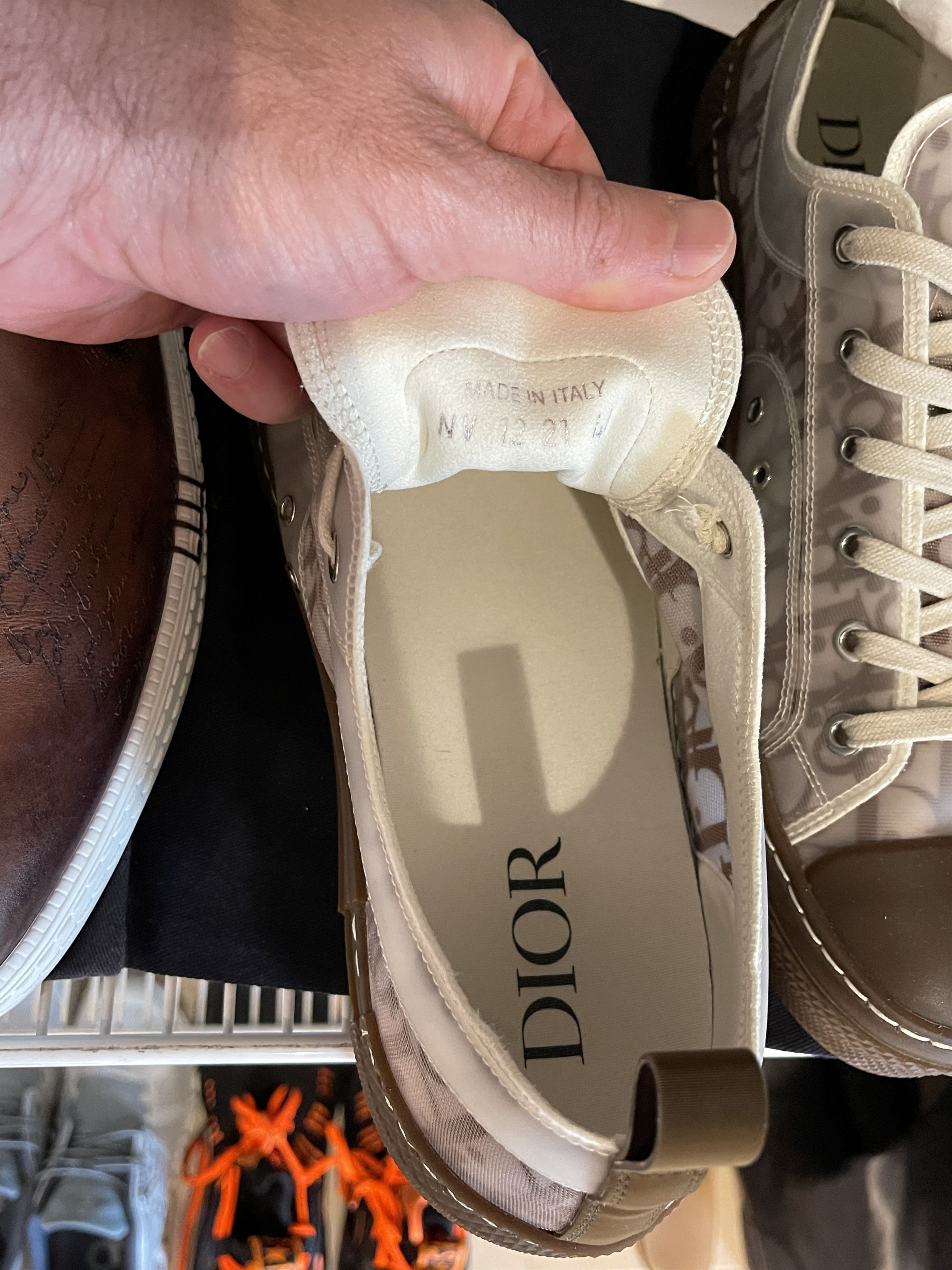 Christian Dior Monsieur B23 low top brown Size US 11 / EU 44 - 3 Thumbnail