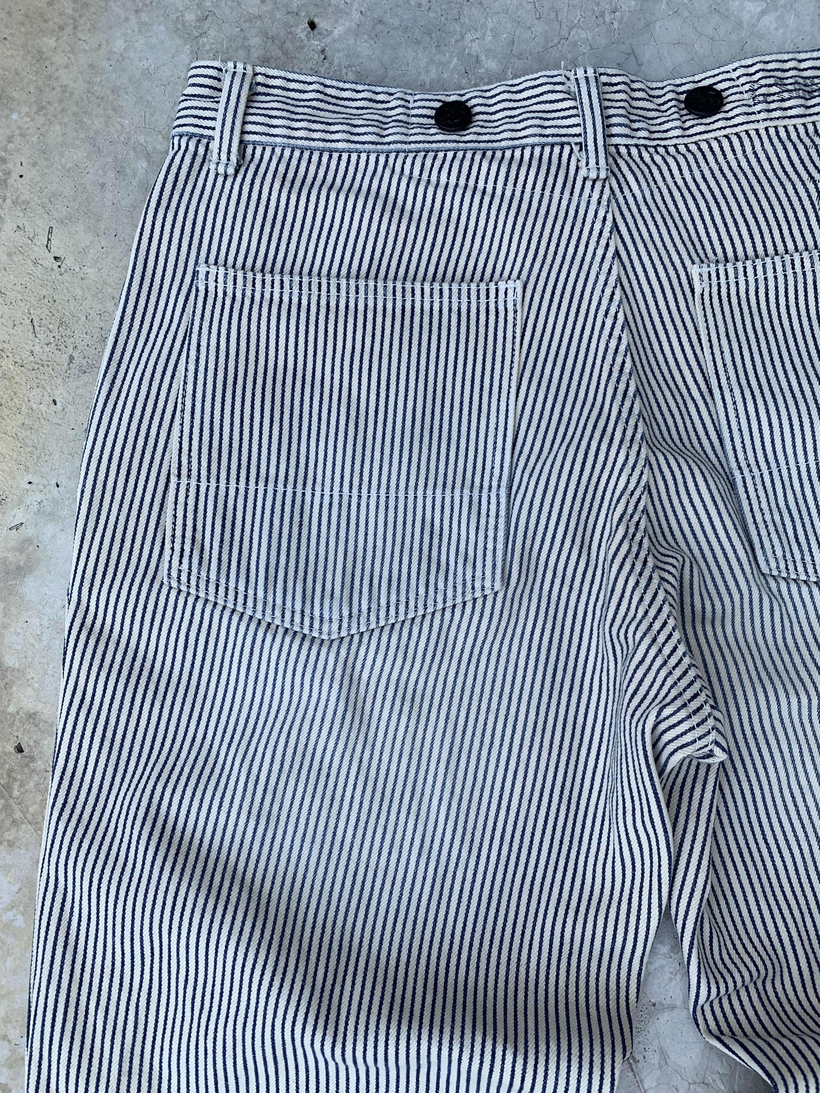 Japanese Brand Vintage Captain Santa Hickory Striped Pants Size US 32 / EU 48 - 14 Thumbnail