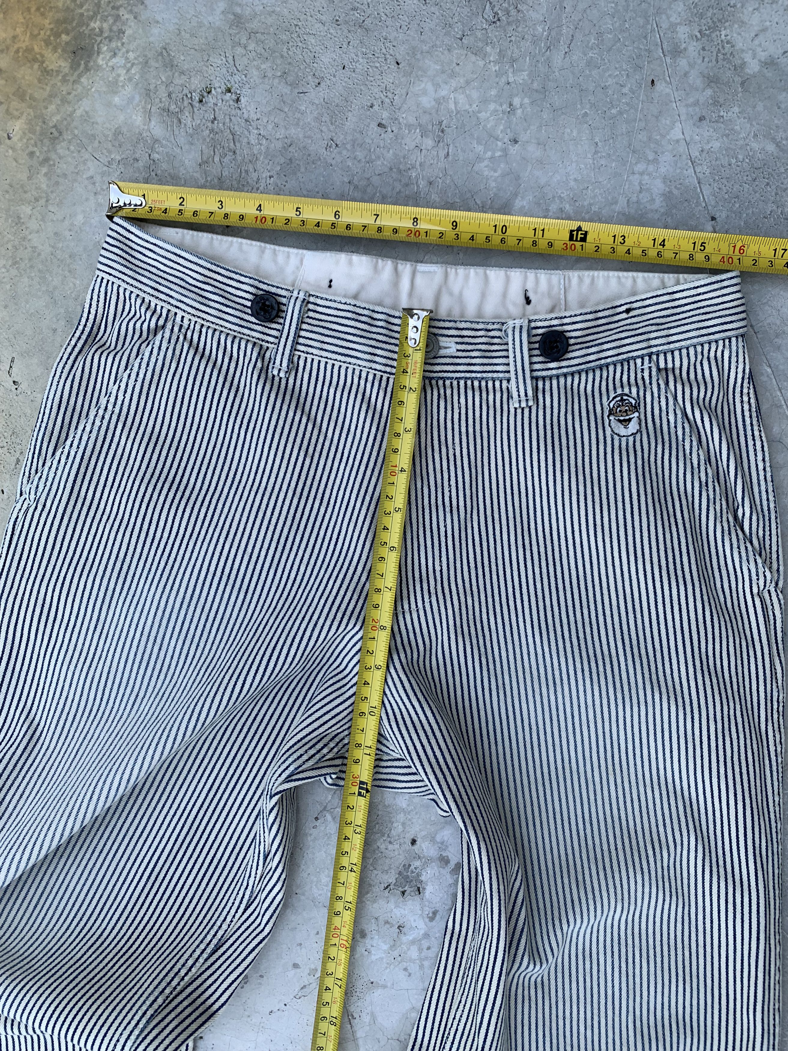 Japanese Brand Vintage Captain Santa Hickory Striped Pants Size US 32 / EU 48 - 10 Thumbnail