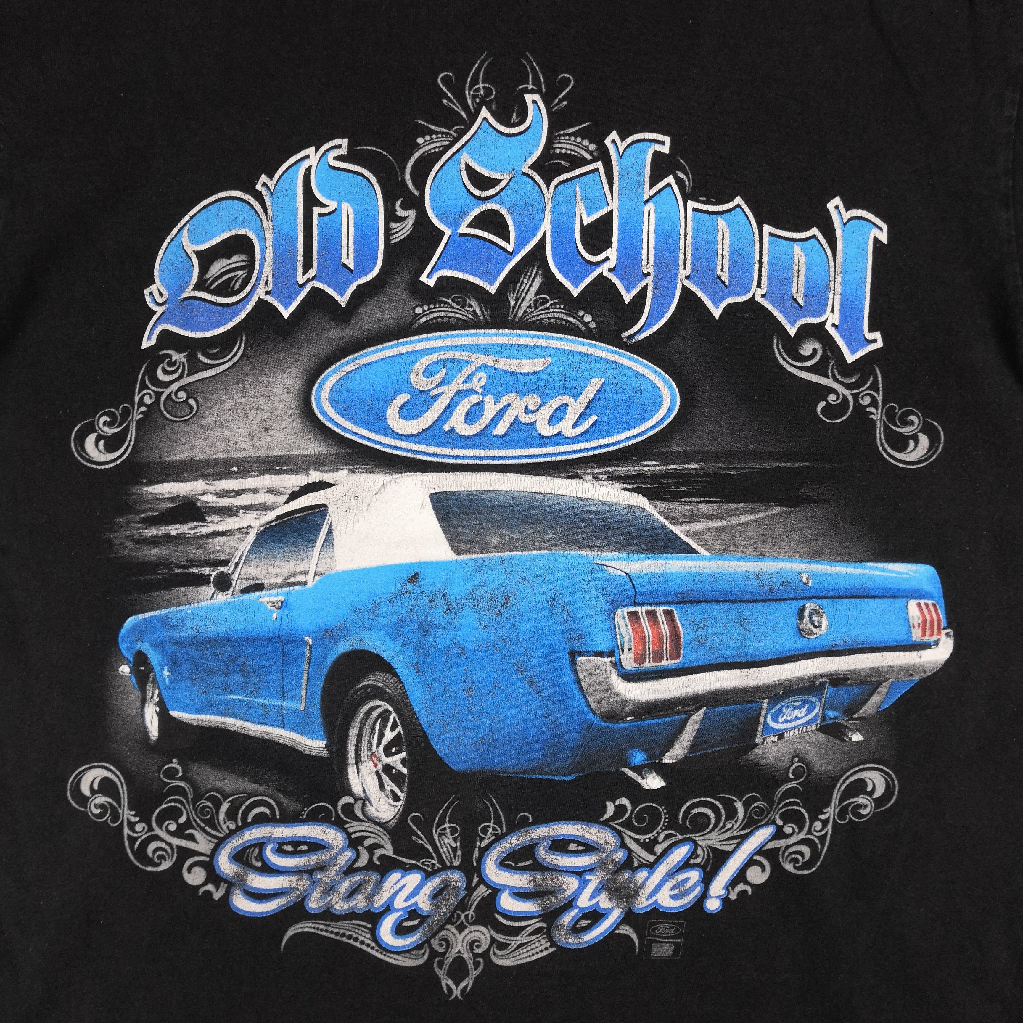 Ford Vintage Nascar T Shirt Old School Ford Car Crewneck Tee Size US M / EU 48-50 / 2 - 3 Thumbnail