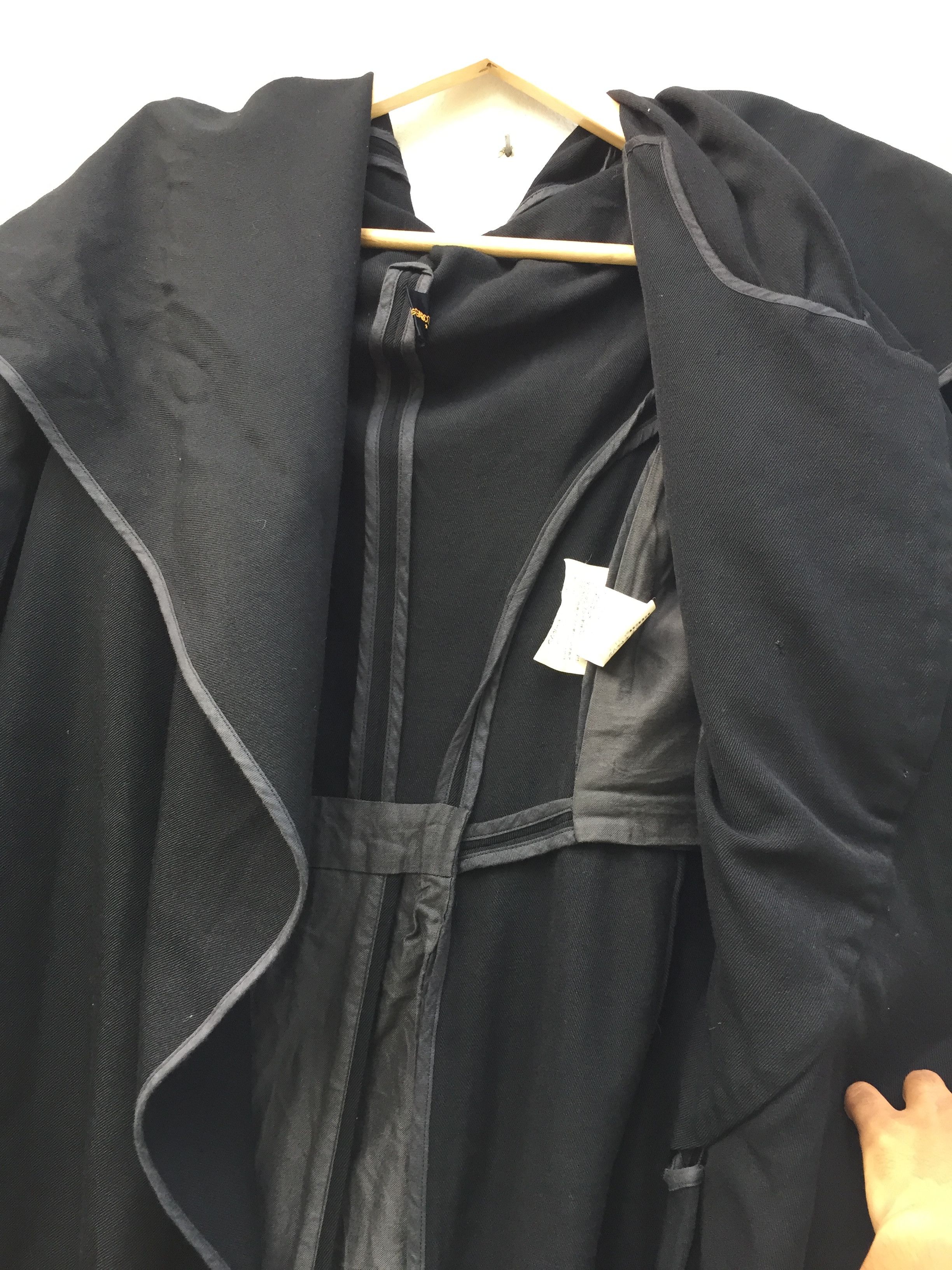 Comme des Garcons Aw1999 Comme des Garcons Woolen Robe Cloak Size US S / EU 44-46 / 1 - 8 Thumbnail