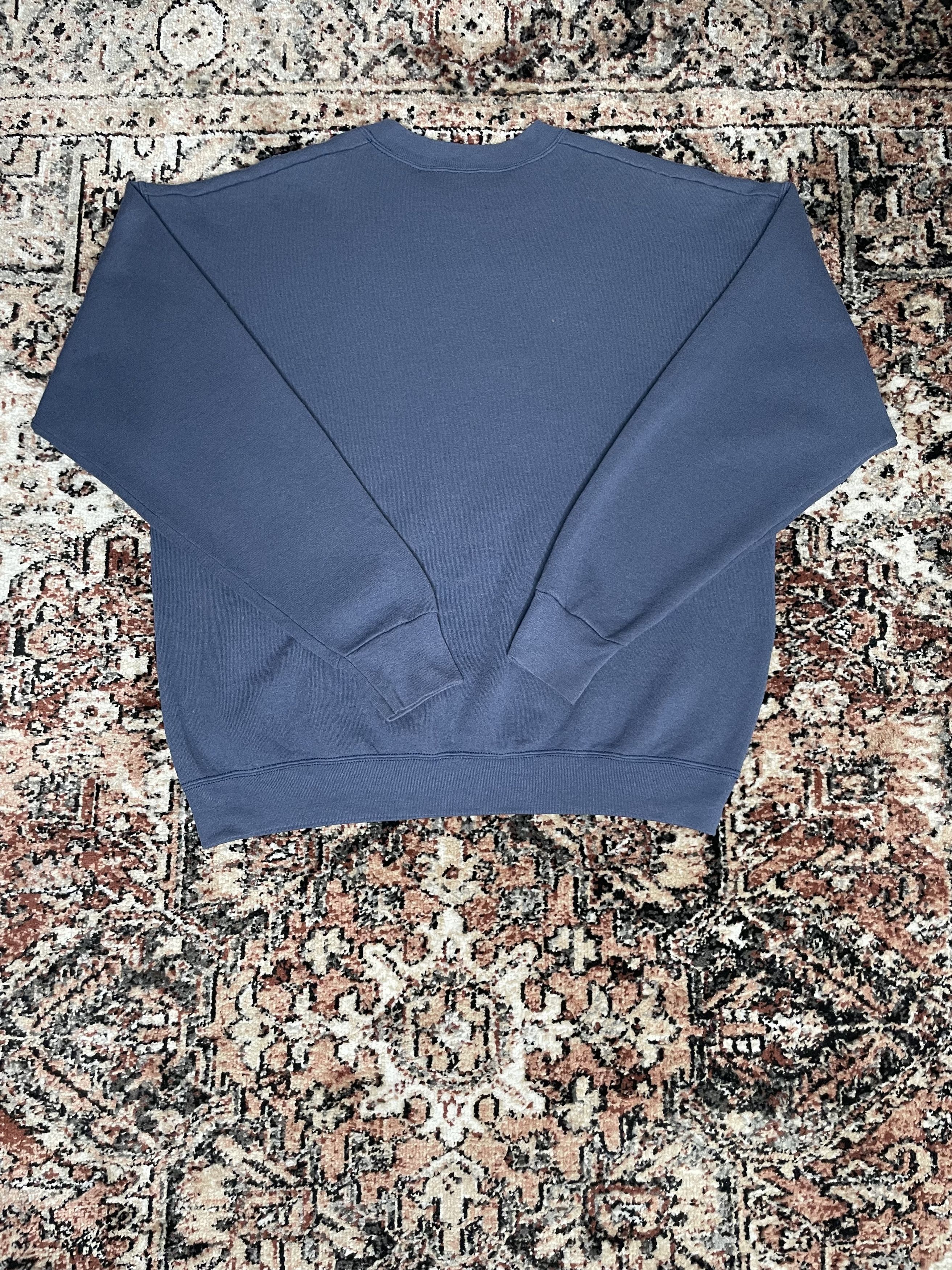 Fruit Of The Loom Fruit of the Loom - Grand Canyon Blue Crewneck Size US XL / EU 56 / 4 - 2 Thumbnail