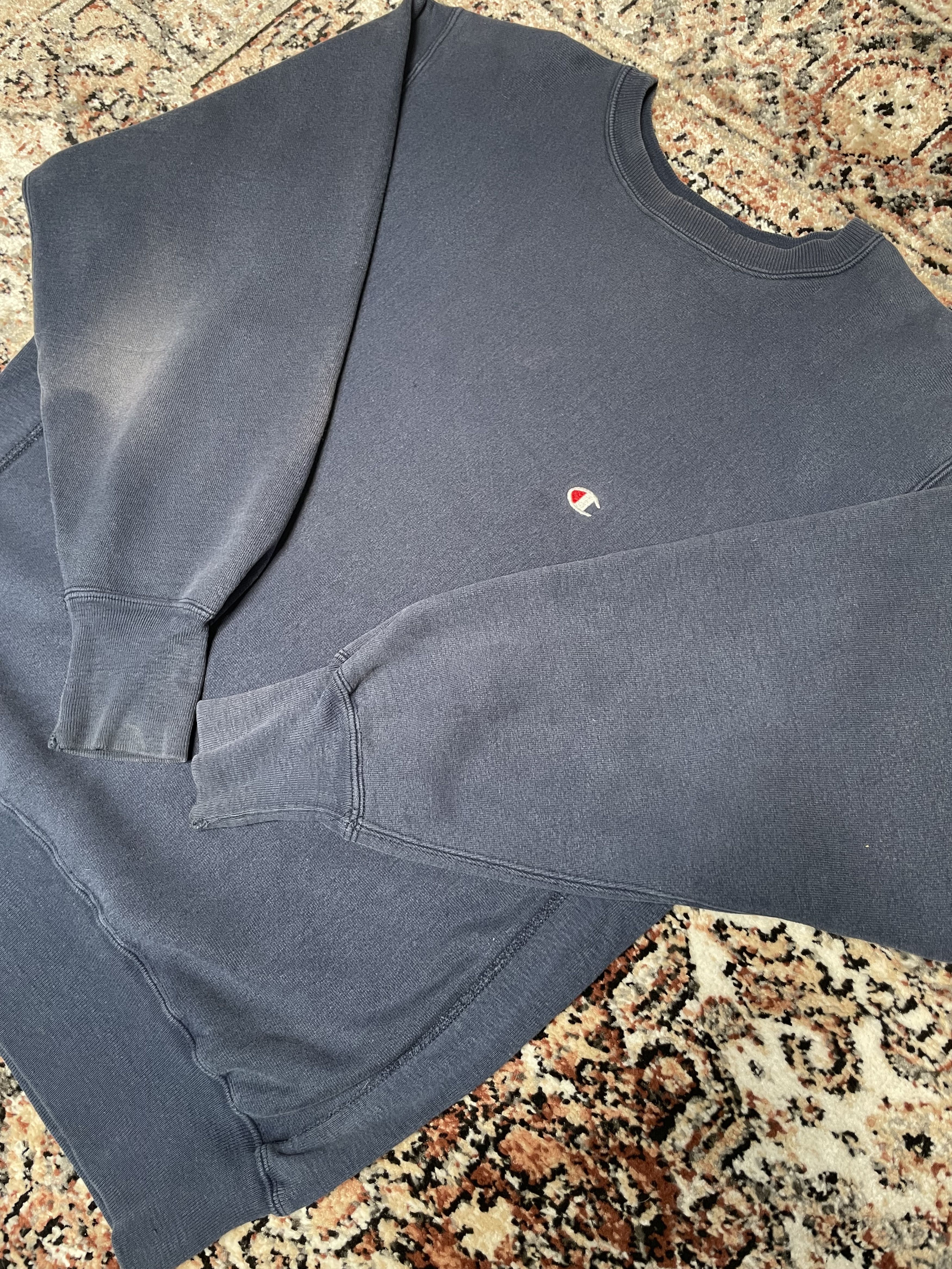 Champion Champion - Reverse Weave Navy Blue Crewneck Size US XL / EU 56 / 4 - 3 Thumbnail
