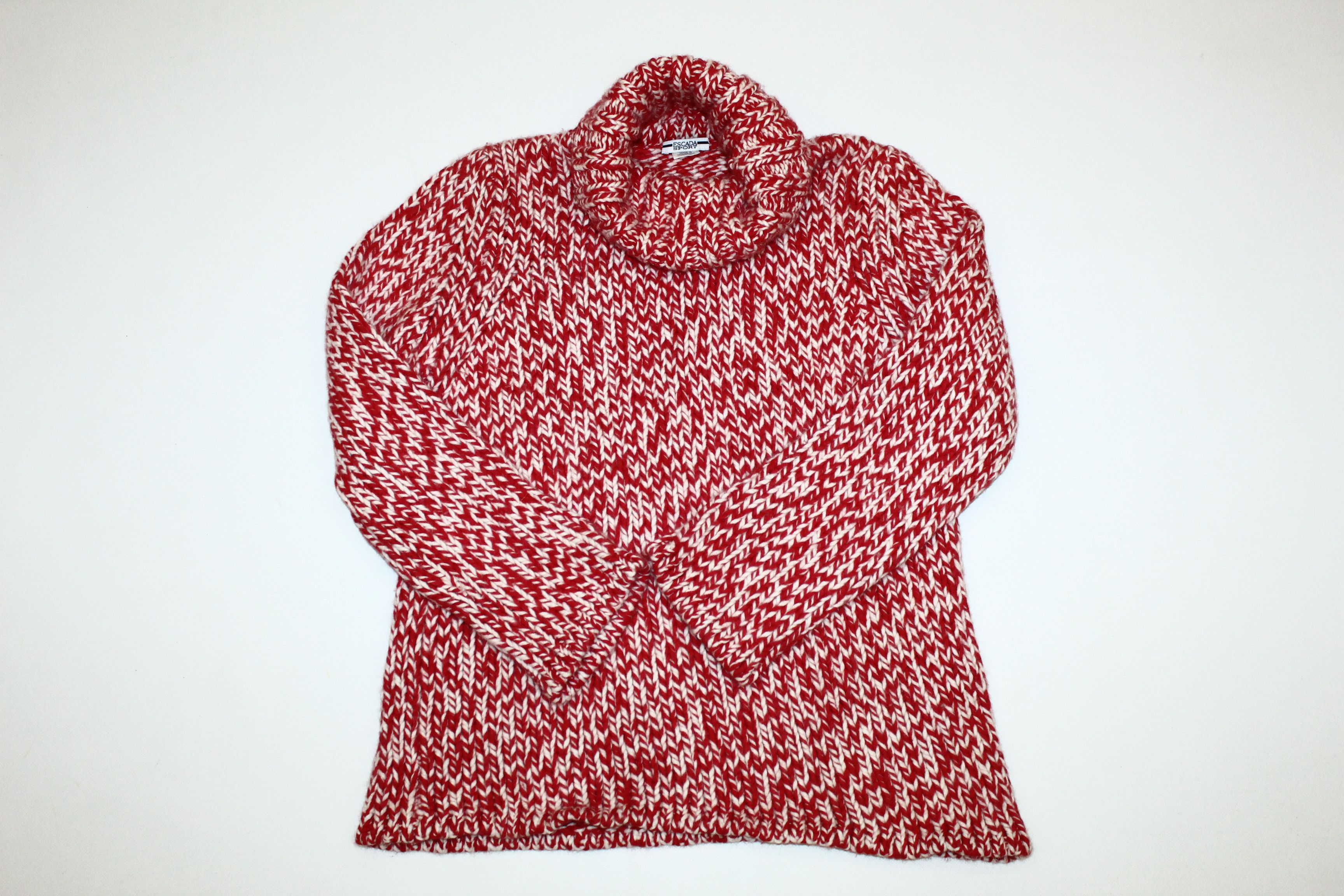 Escada Sport Escada Sport Turtleneck Cable Knit Angora Blend Sweater Size US M / EU 48-50 / 2 - 4 Thumbnail