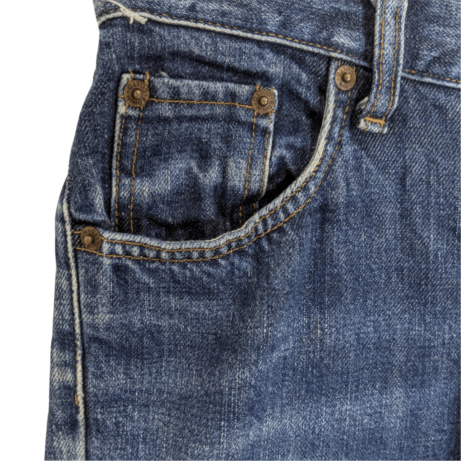 Edwin 90's EDWIN Japan Denim Jeans Pant Boot Cut Size 29" - 5 Thumbnail