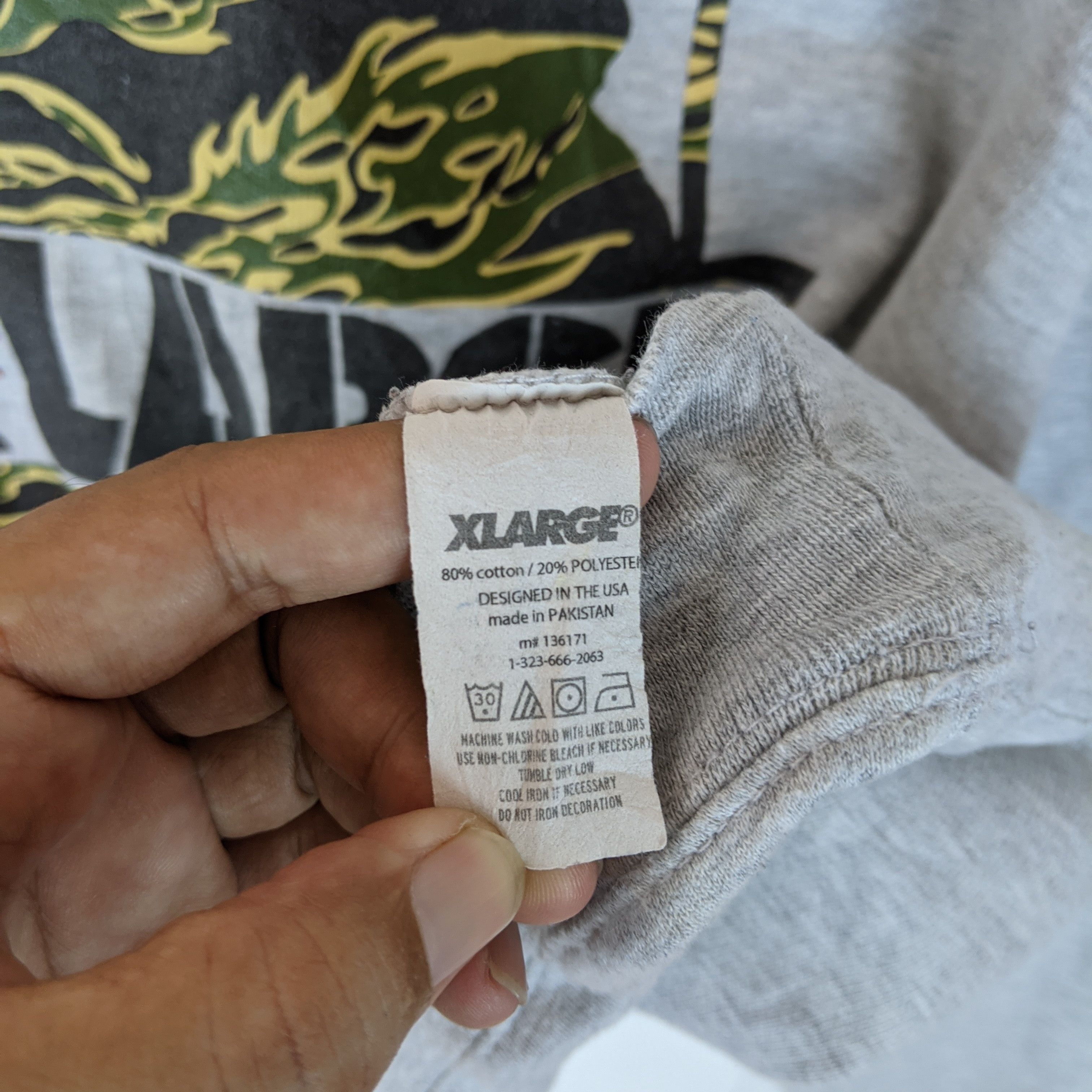 X-LARGE × Xlarge X-LARGE Bape Big Logo Sweatshirt Size US XL / EU 56 / 4 - 13 Thumbnail