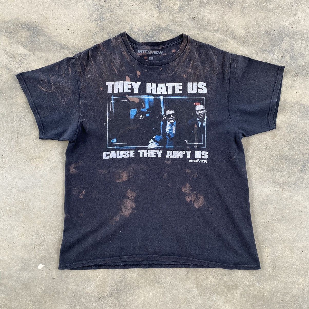 Vintage Vintage Y2k The Interview Movie Distressed Tees Size US L / EU 52-54 / 3 - 1 Thumbnail