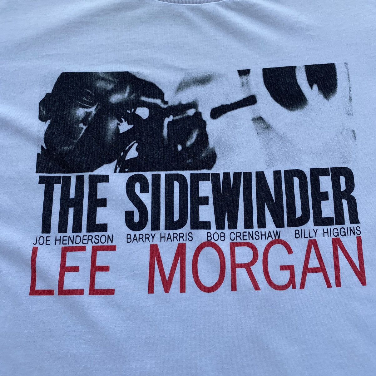 Japanese Brand × Rap Tees Uniqlo The Sidewinder Lee Morgan Distressed Tees Size US L / EU 52-54 / 3 - 3 Thumbnail