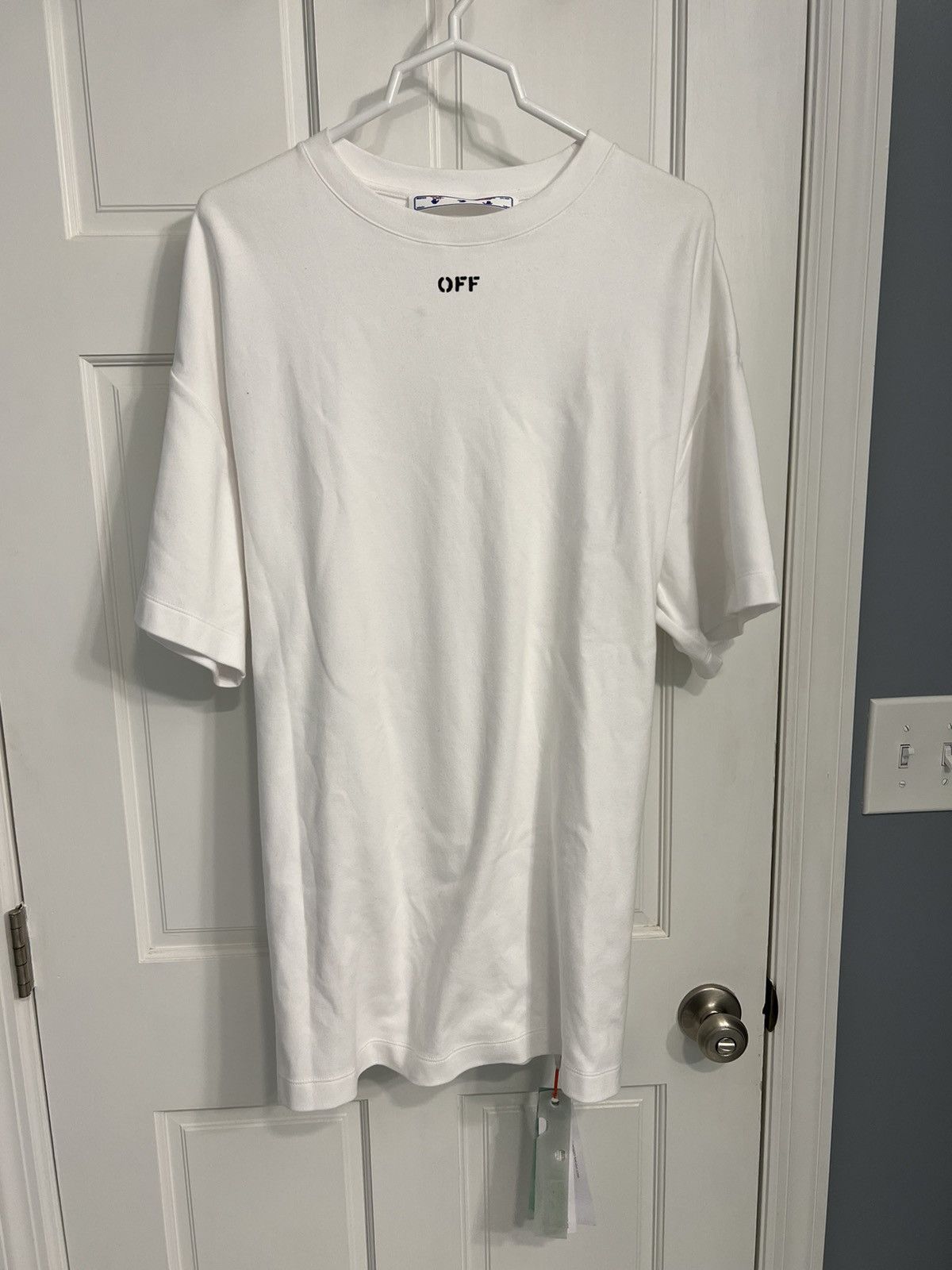 image of Off White Off-White Womens T Shirt Dress White Size 38