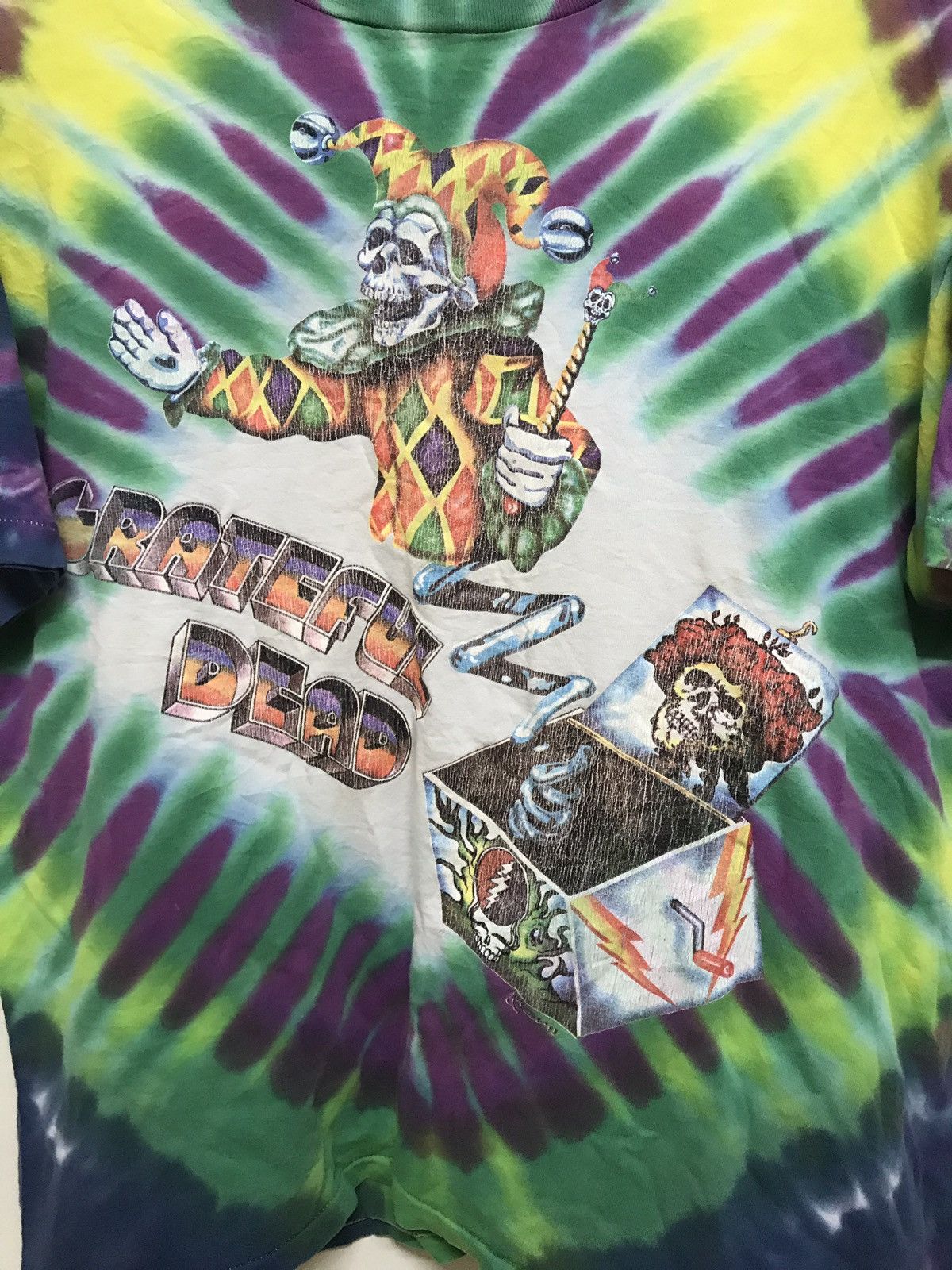 Grateful Dead VINTAGE TIE DYE T-SHIRT THE GREATFUL DEAD RARE Size US XL / EU 56 / 4 - 4 Thumbnail