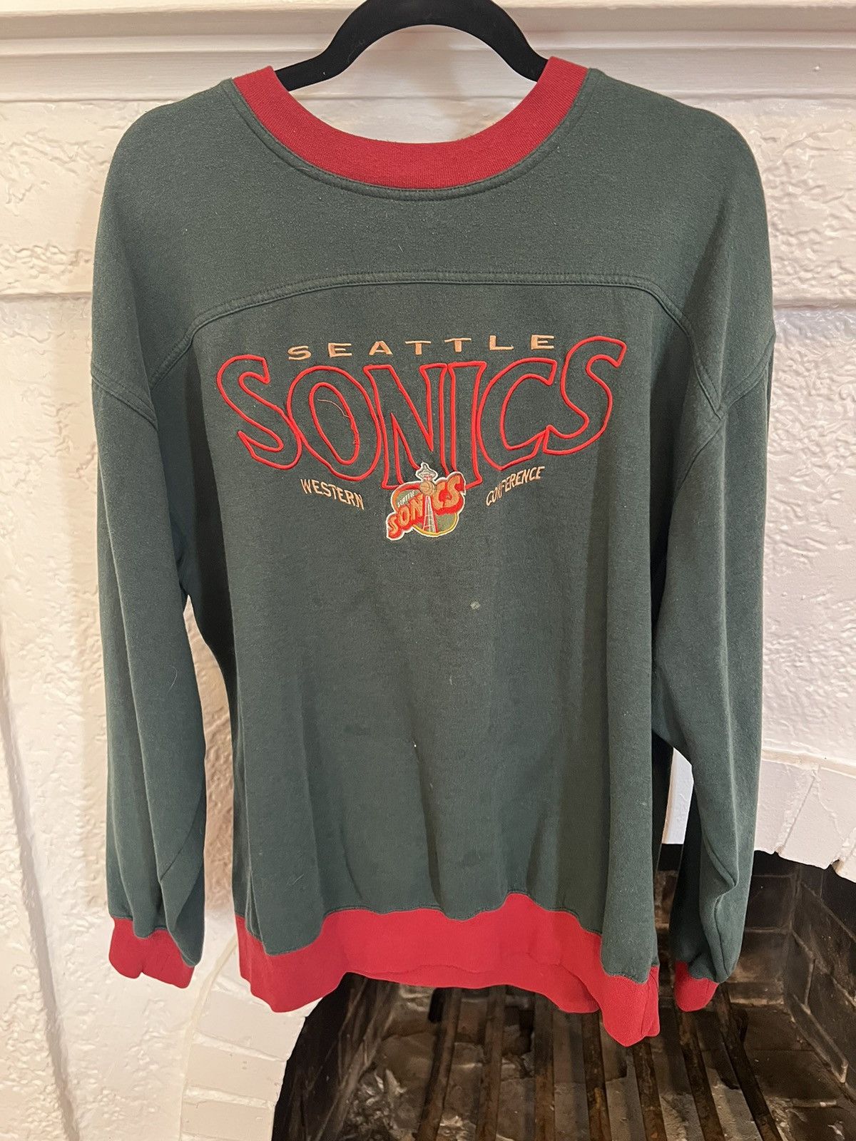 Vintage Super Sonics outlet crewneck