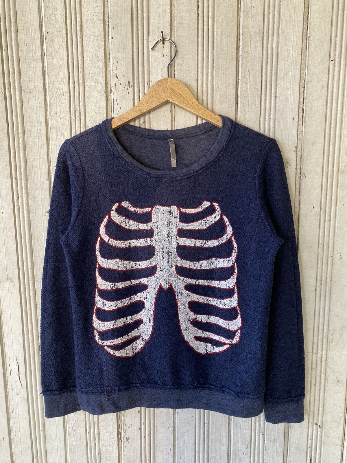 Vintage Vintage Skeleton Usa Sweatshirts Size S / US 4 / IT 40 - 1 Thumbnail