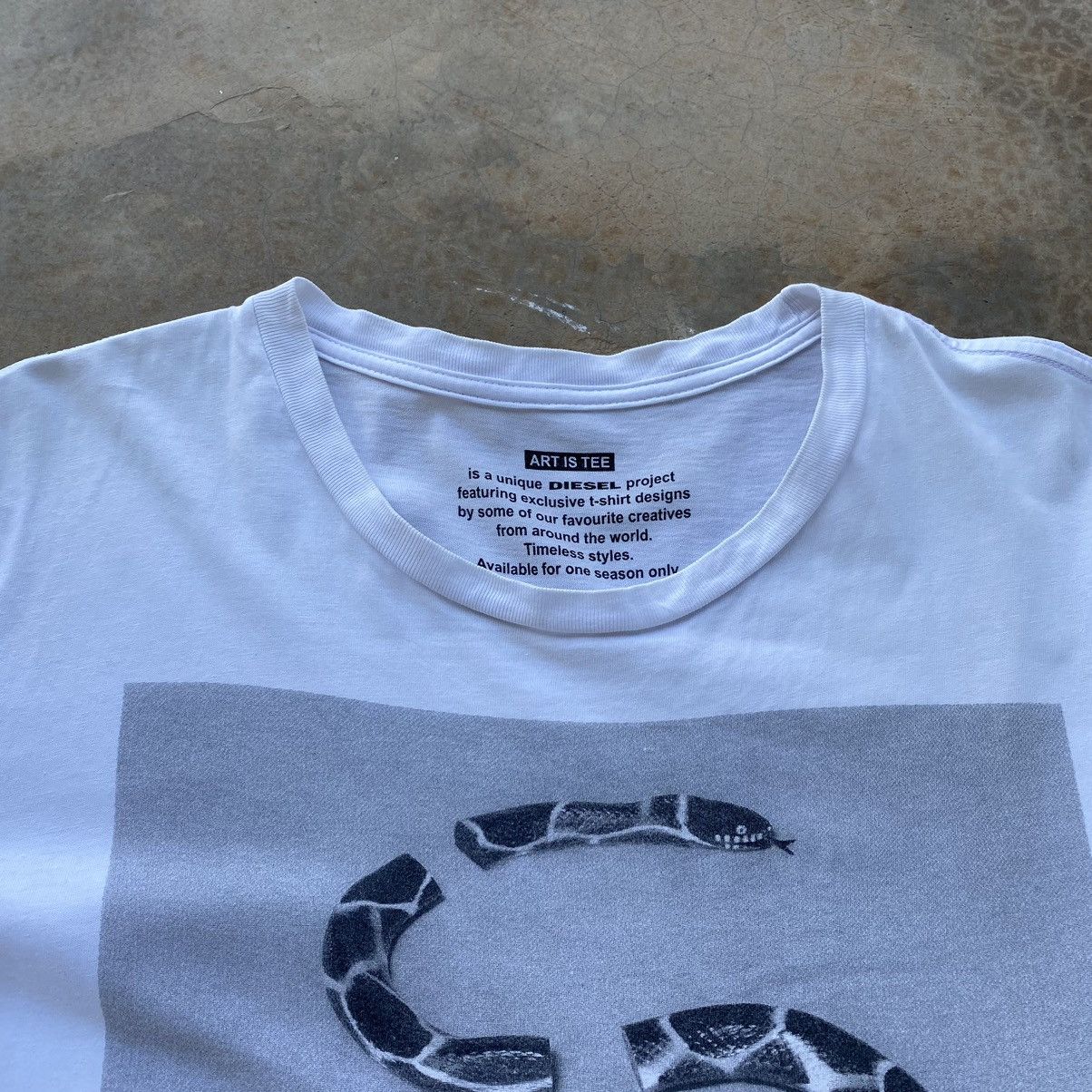 Diesel Vintage Y2k Diesel Claudio majora Art Tees Size US M / EU 48-50 / 2 - 11 Thumbnail