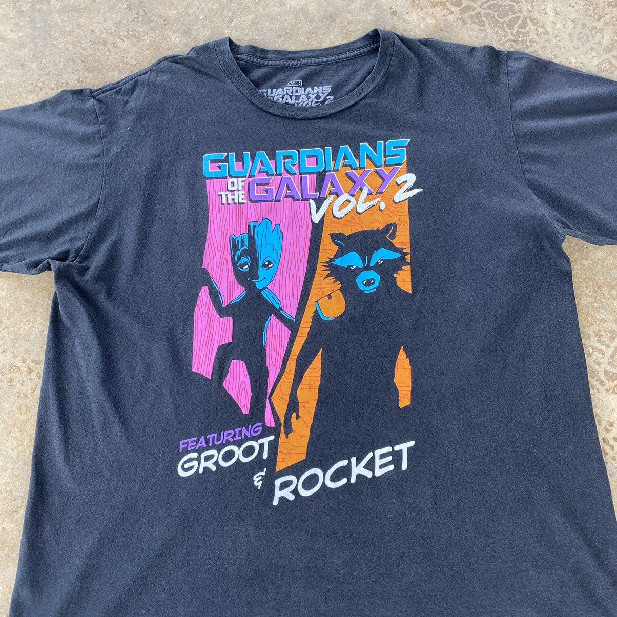 Vintage Rare Movie Guardians Of The Galaxy Vol2 Tshirt Size US XL / EU 56 / 4 - 3 Thumbnail