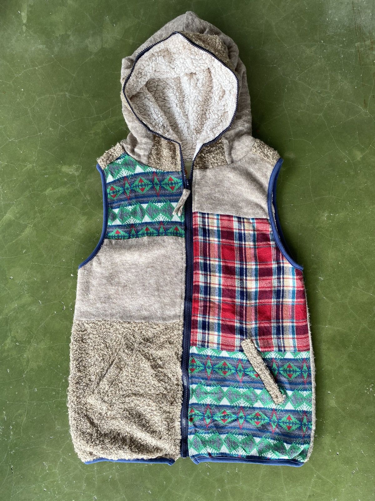 image of Amina Navajo Multicolour Hoodie, Men's (Size Small)