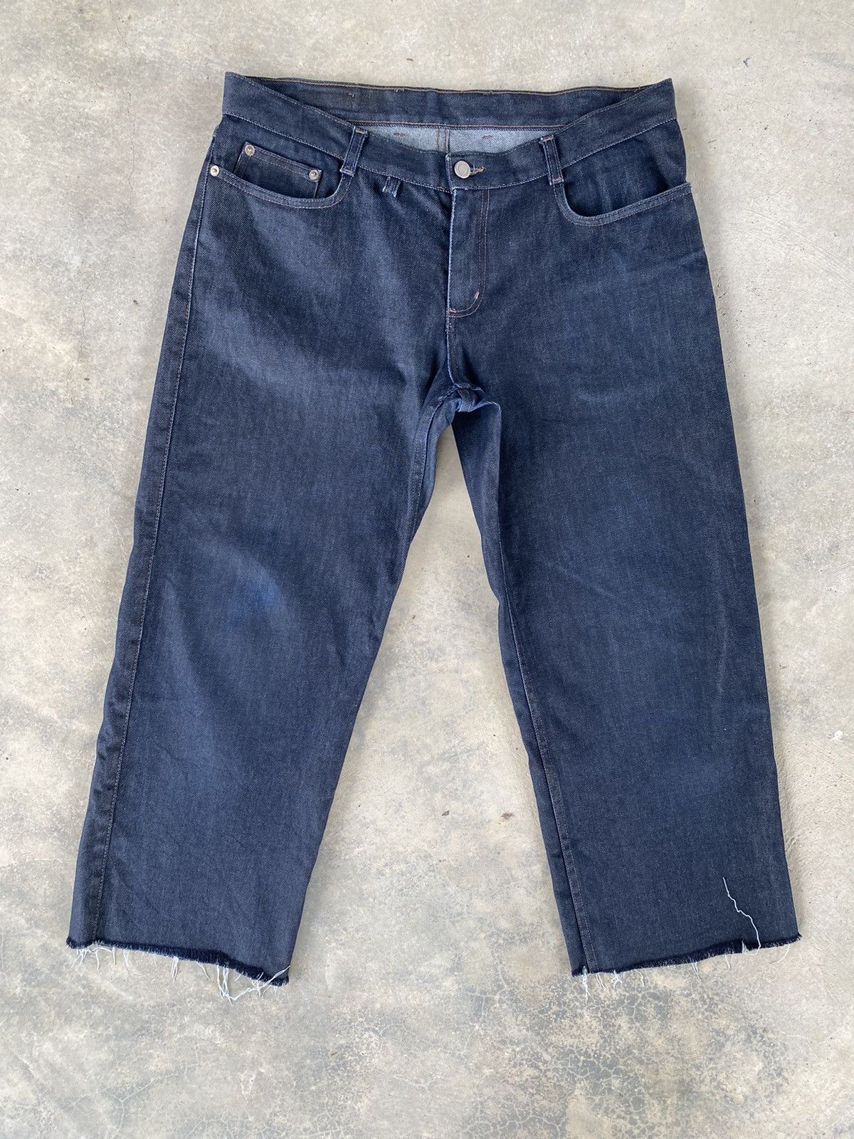 Neil Barrett Vintage Neil Barrett Distressed Denim Pants Size US 35 - 1 Thumbnail