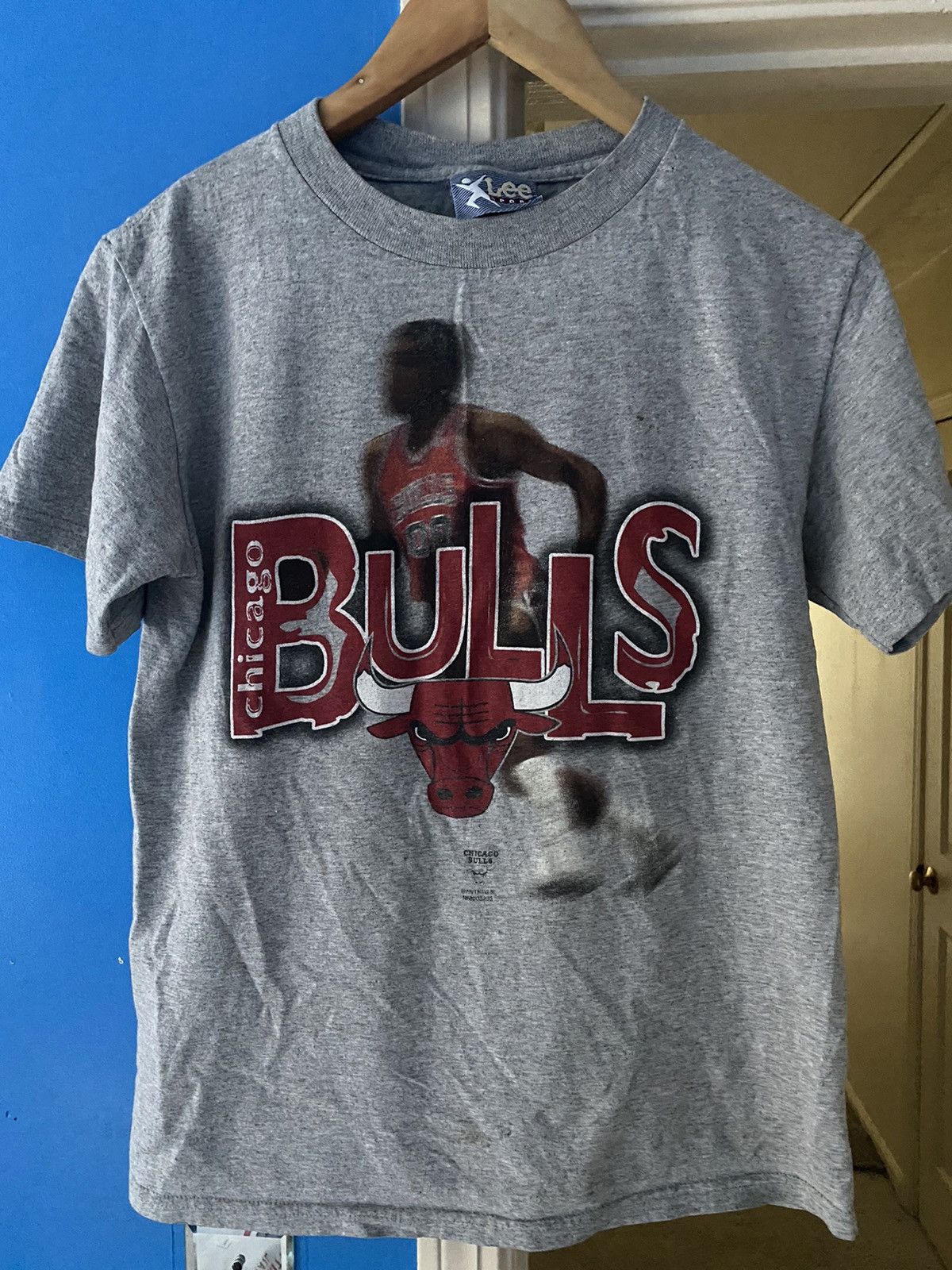 Lee × NBA × Vintage Vintage Michael Jordan Chicago Bulls t shirt NBA vtg 🏀 Size US L / EU 52-54 / 3 - 1 Thumbnail