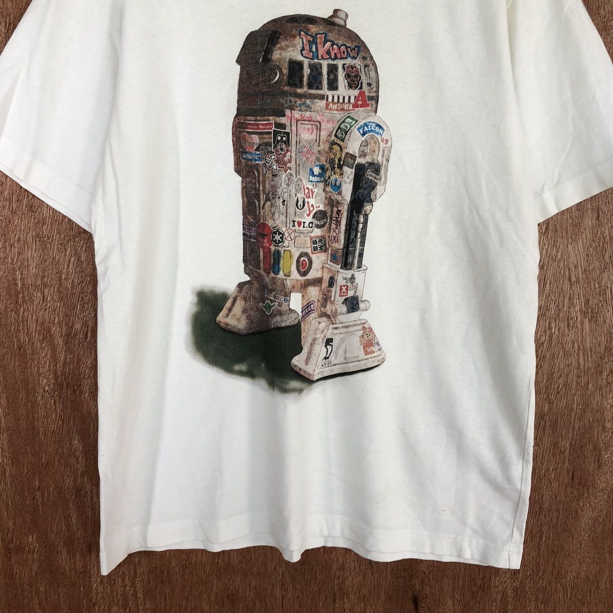 Star Wars DL Star Wars X uniqlo White Short Sleeve Tshirt #2059 Size US M / EU 48-50 / 2 - 6 Thumbnail