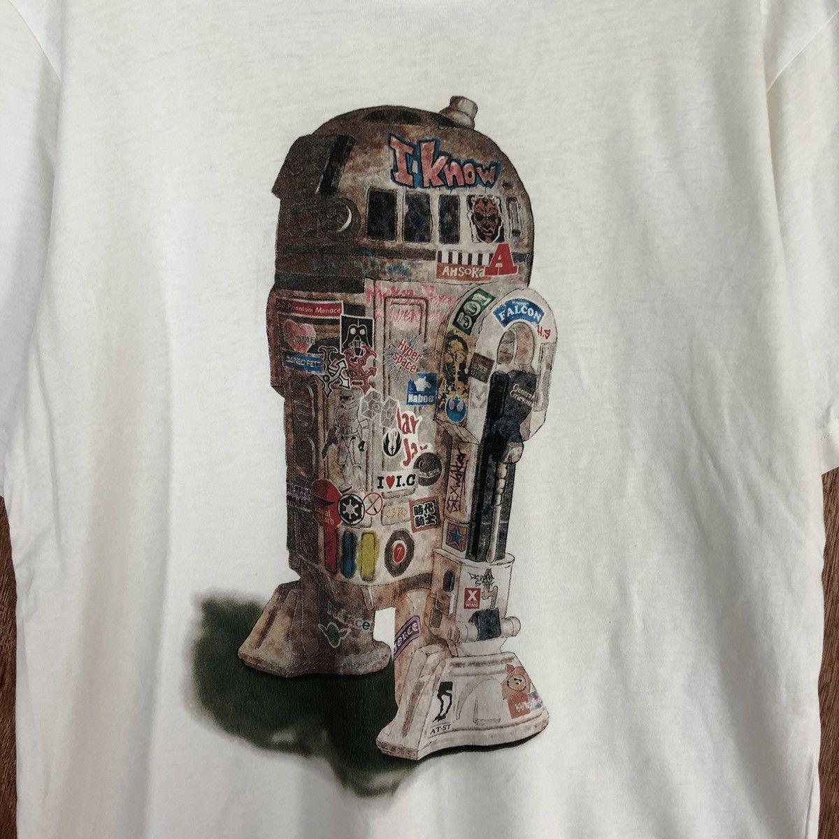 Star Wars DL Star Wars X uniqlo White Short Sleeve Tshirt #2059 Size US M / EU 48-50 / 2 - 8 Thumbnail