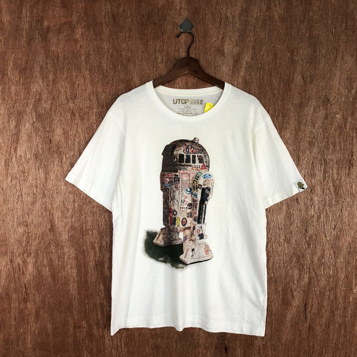DL Star Wars X uniqlo White Short Sleeve Tshirt #2059